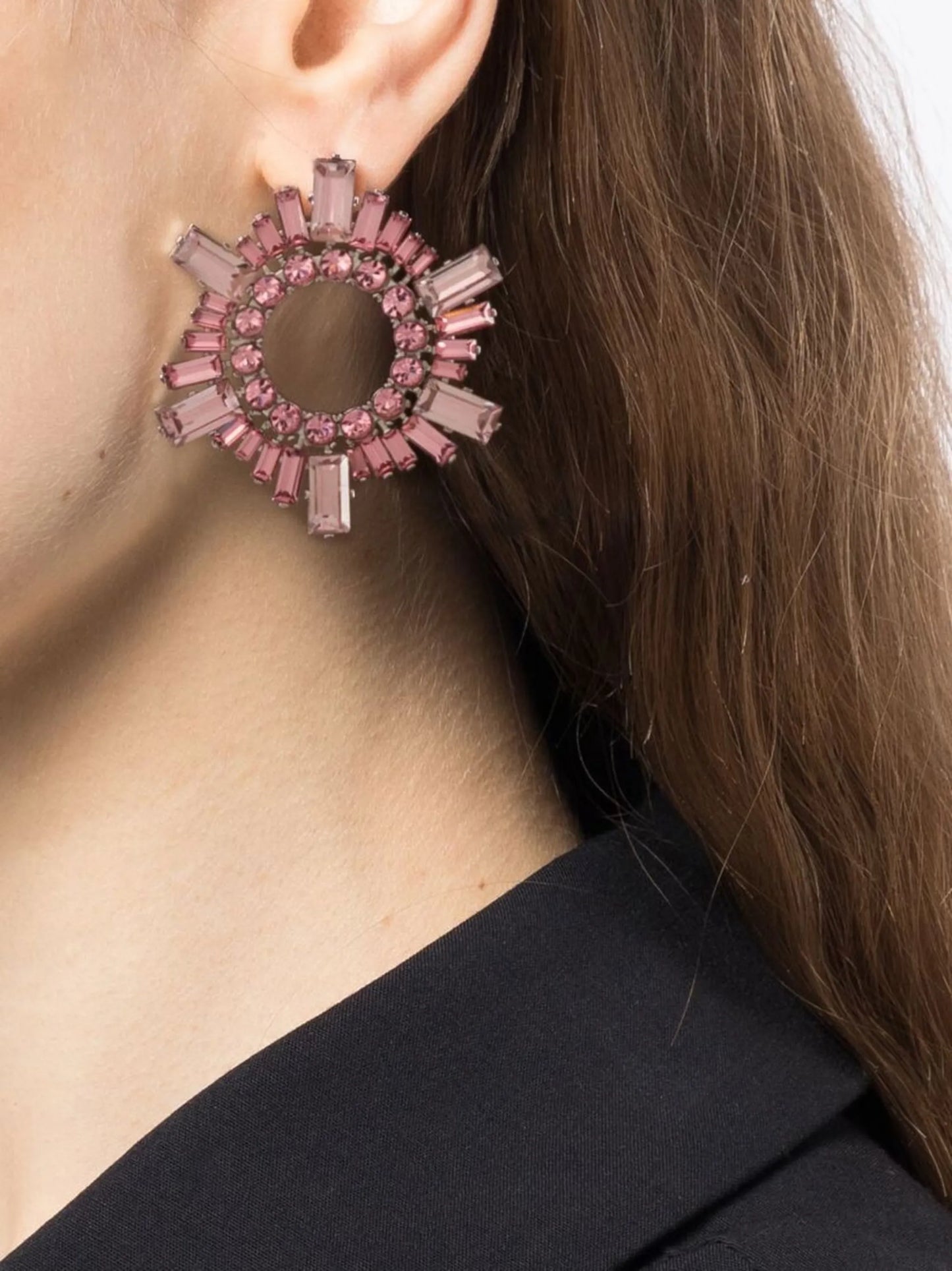Begum crystal-embellished earrings