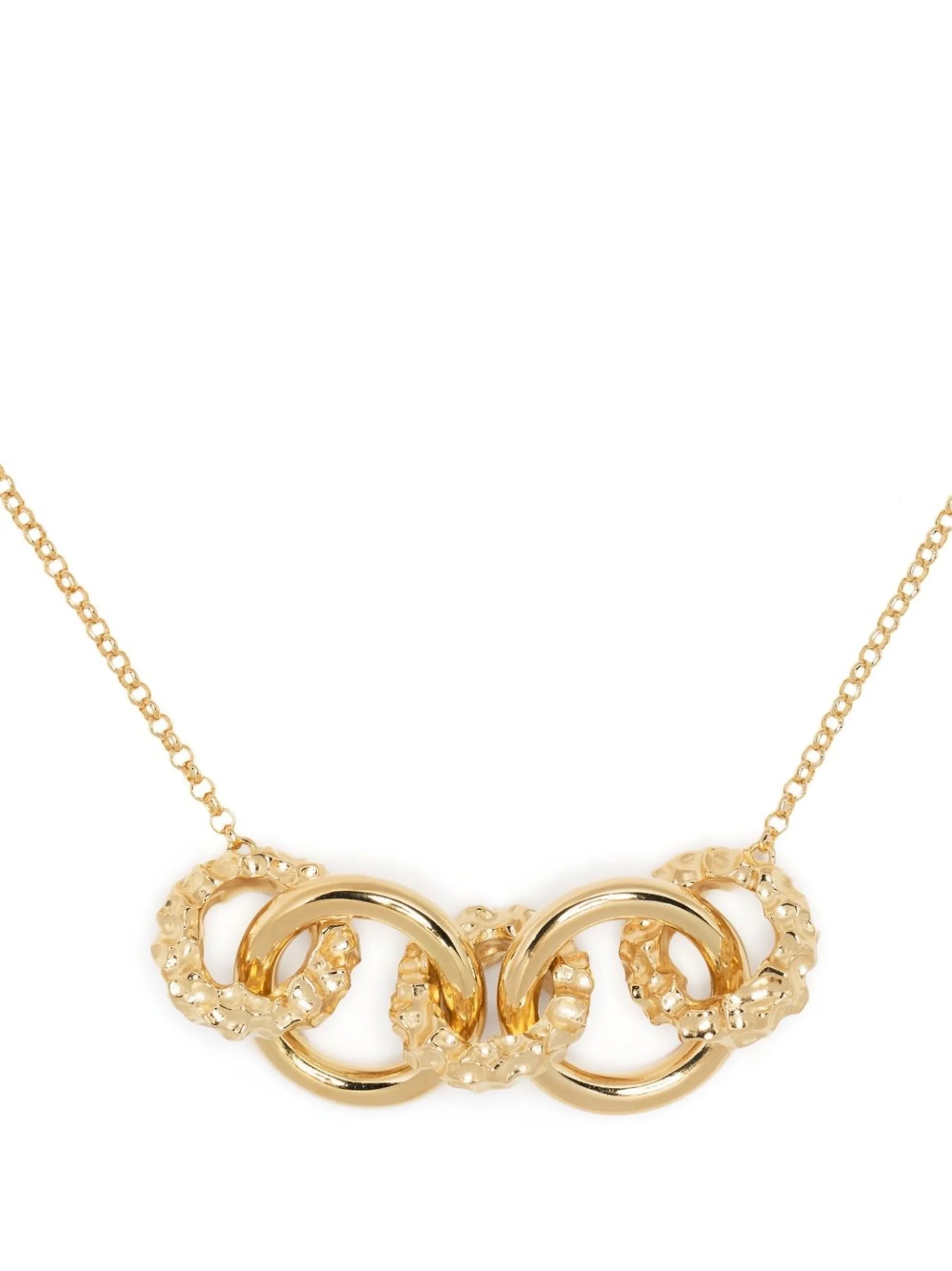 ring-link detail necklace