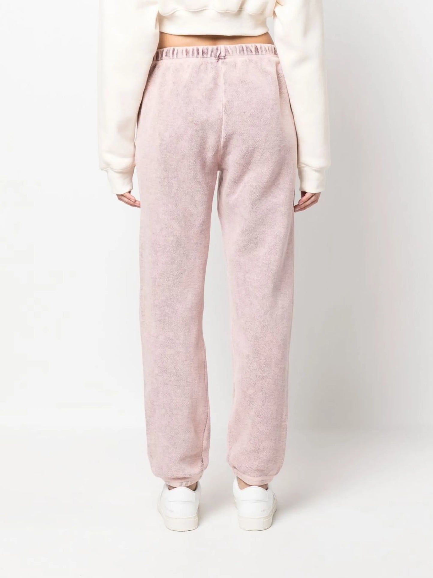textured-finish cotton sweatpants