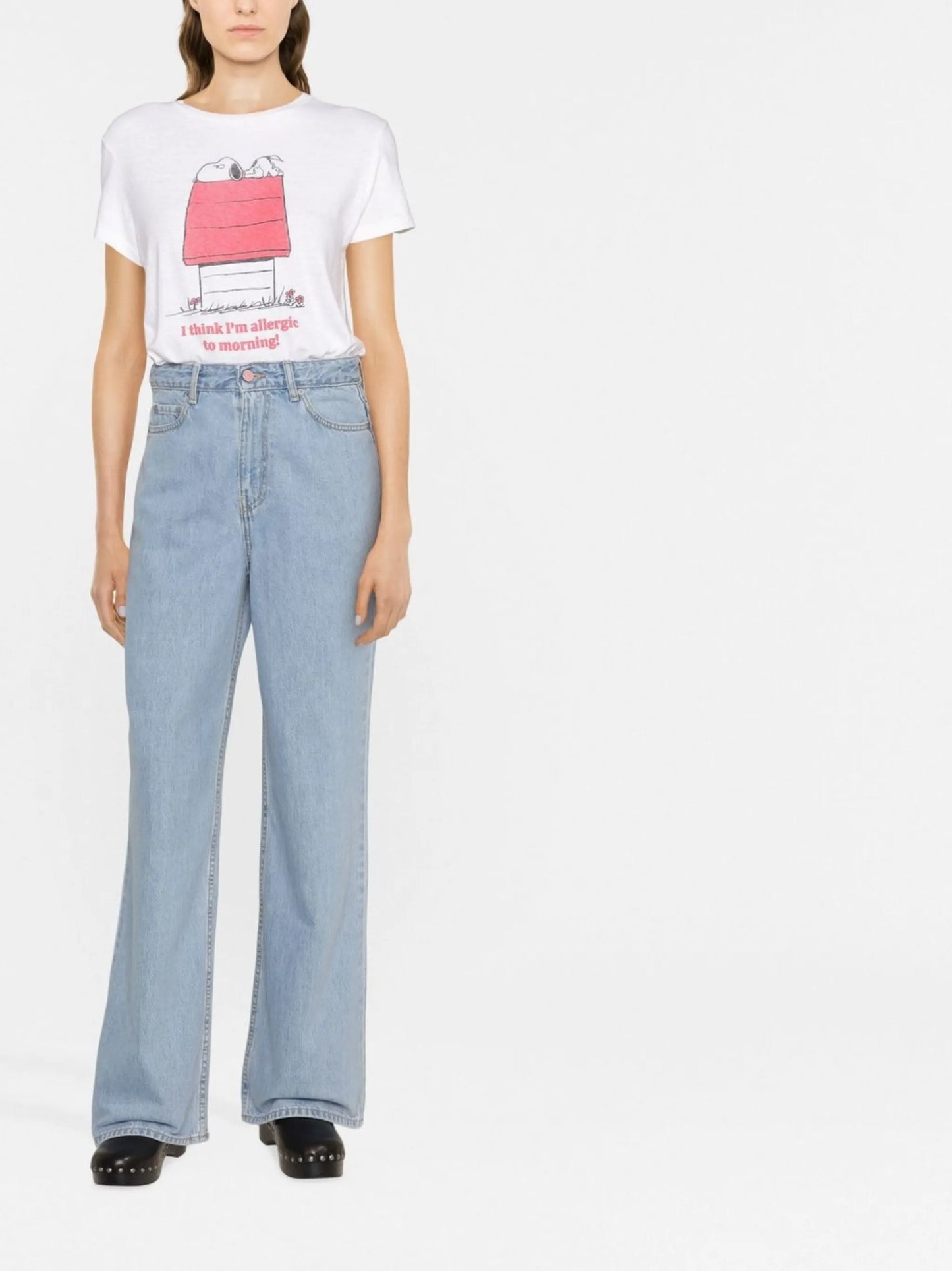 graphic-print cotton T-shirt