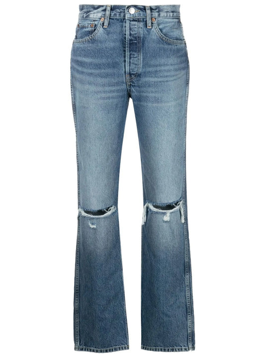 '90s high-rise loose jeans