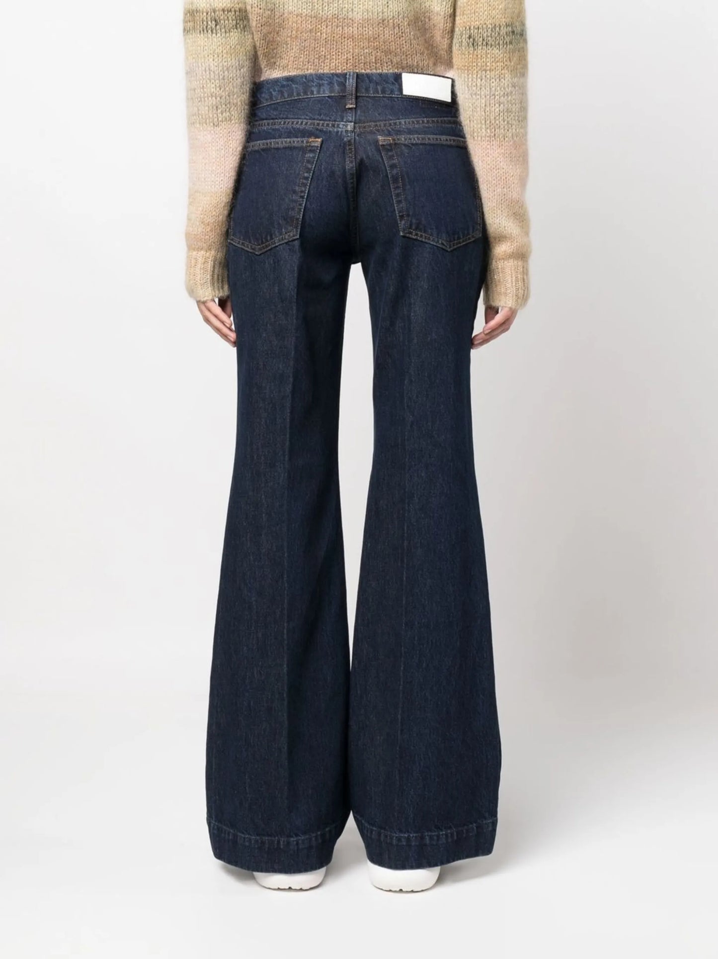 70s low-rise flared jeans