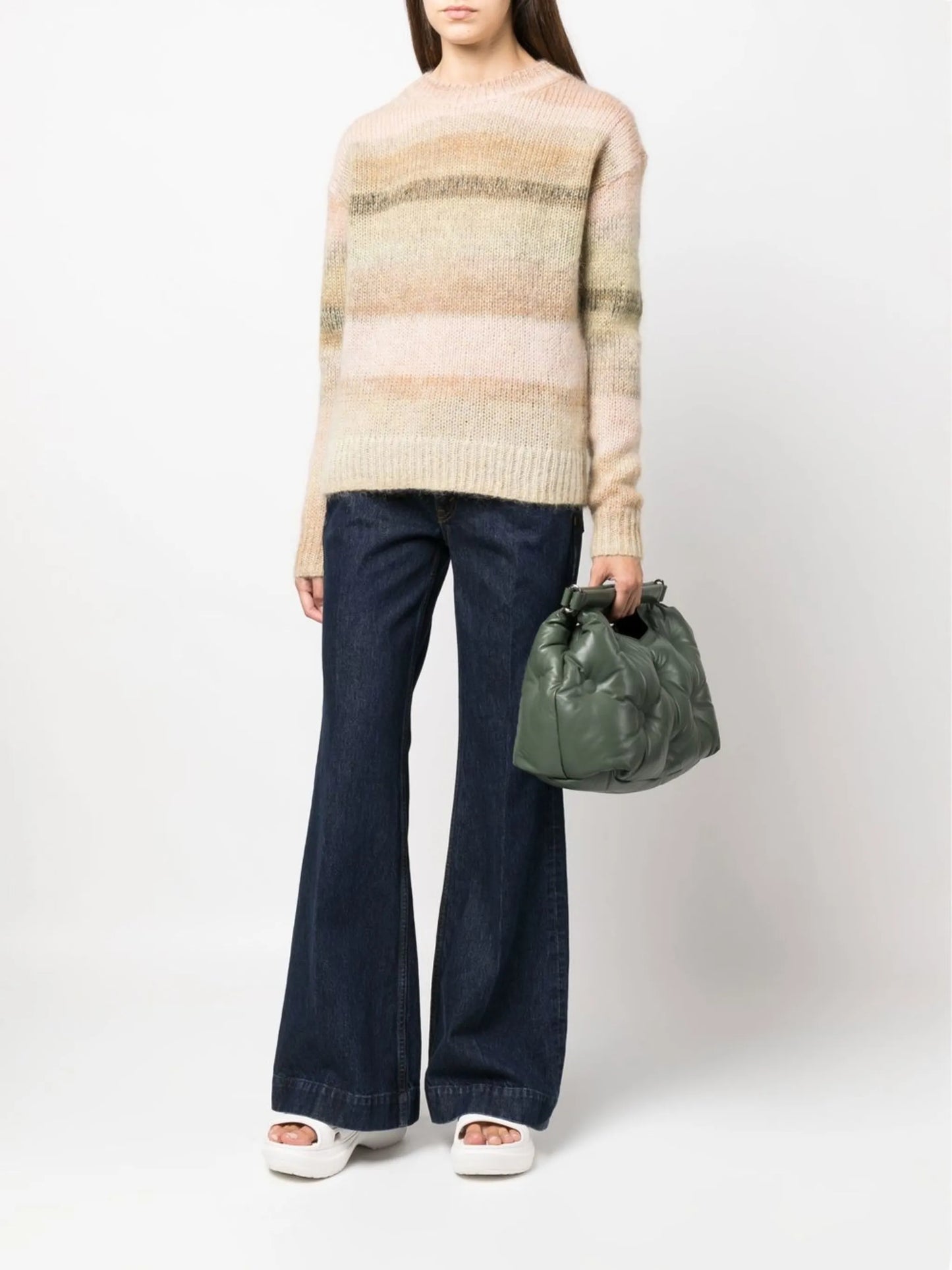 70s low-rise flared jeans
