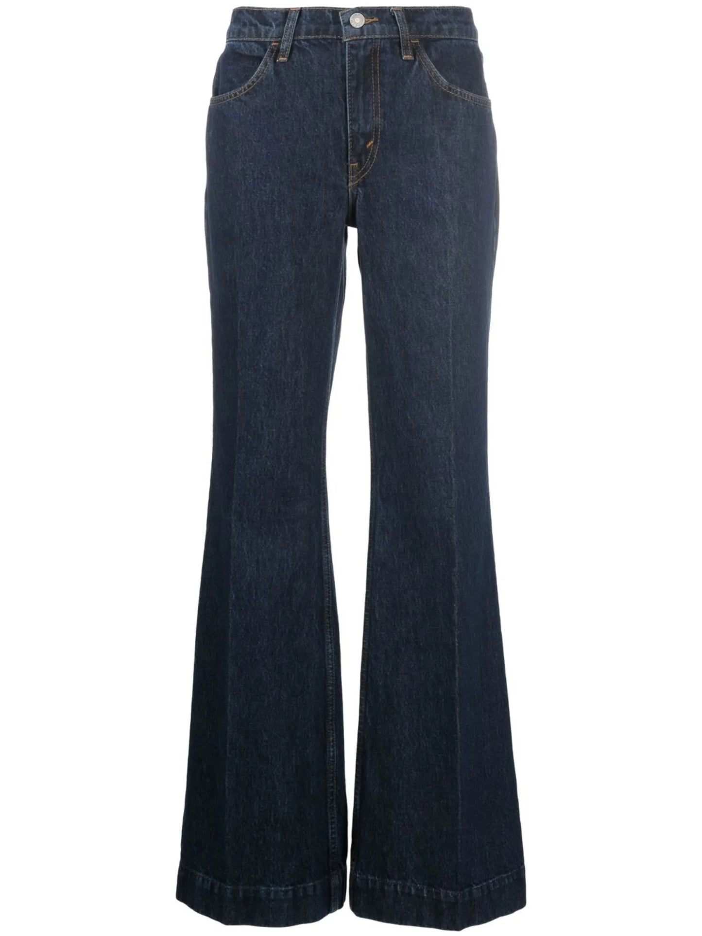 70s low-rise flared jeans