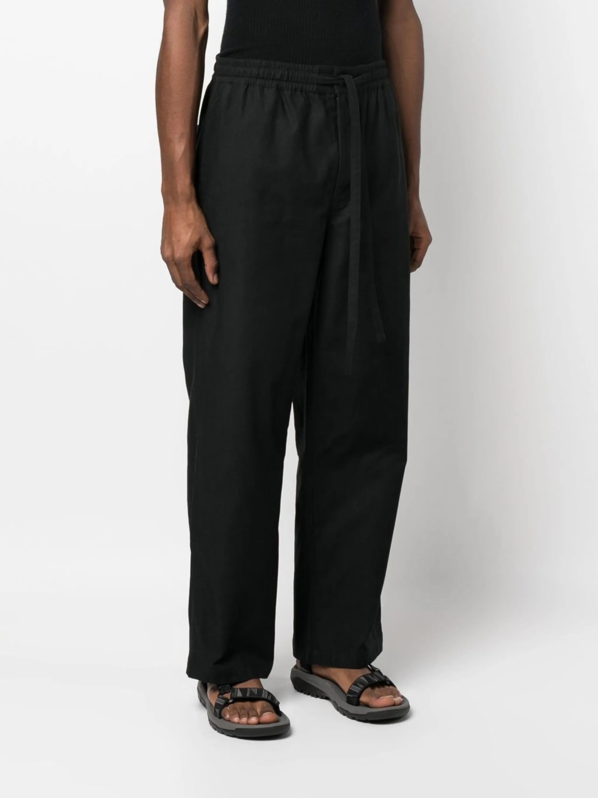 drawstring-waist track pants