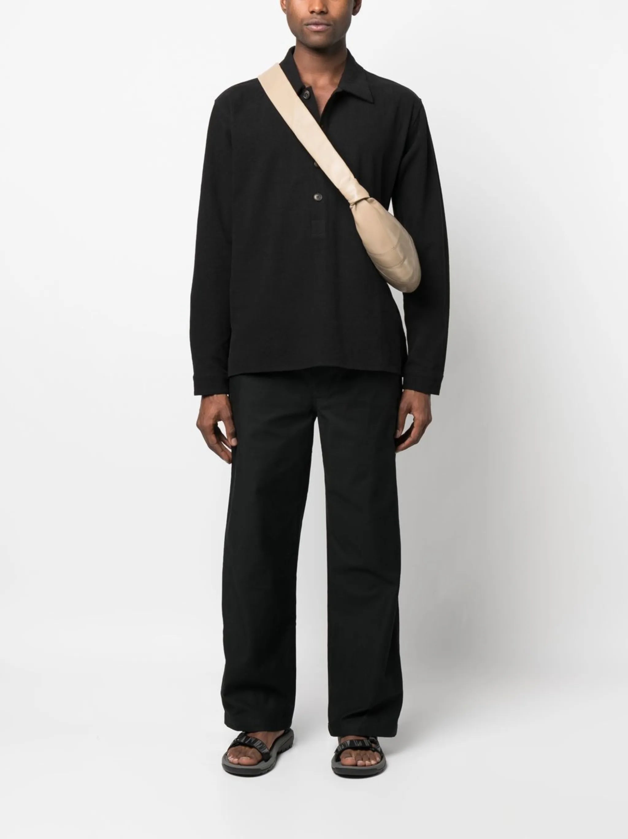 drawstring-waist track pants