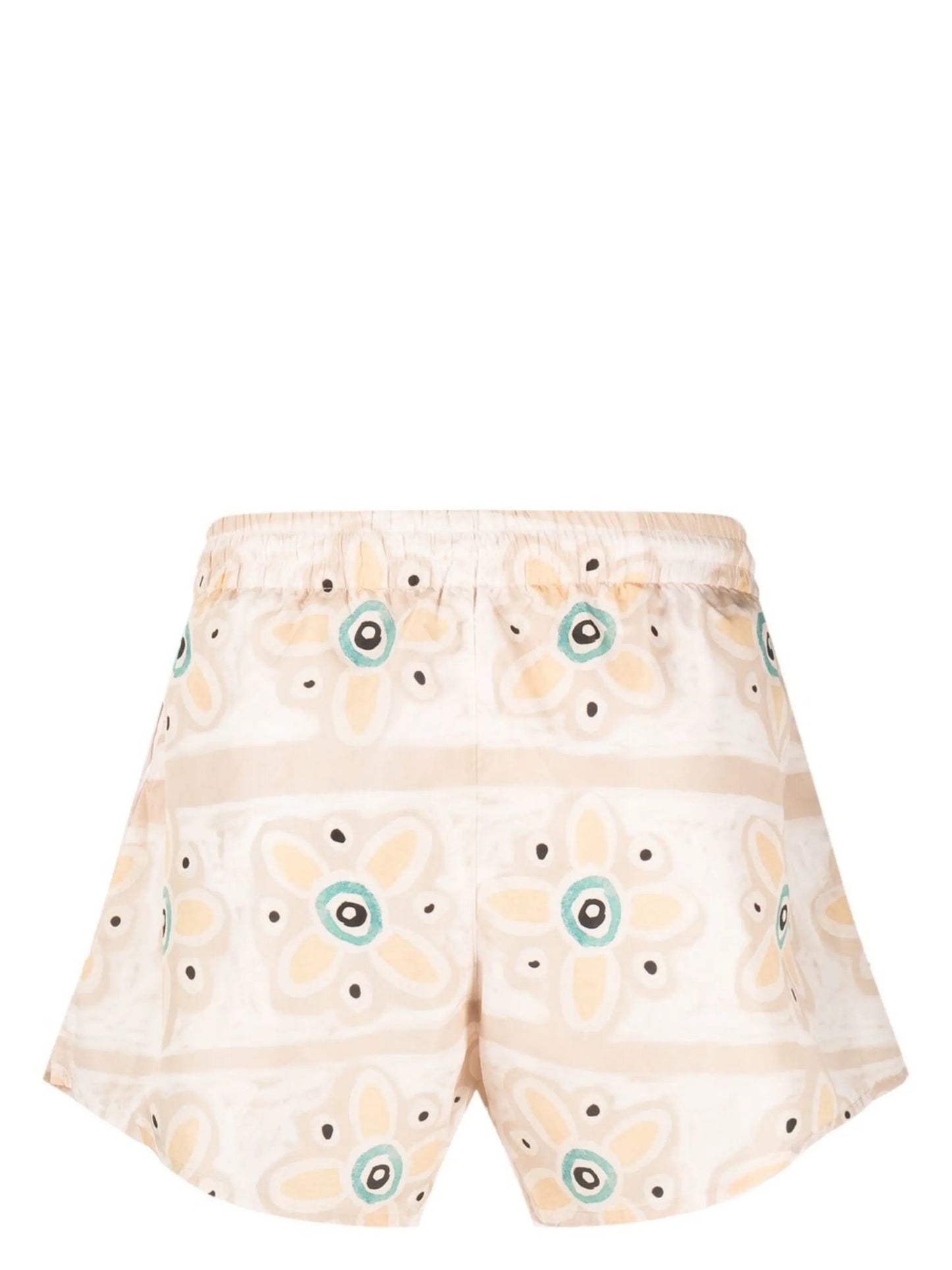 floral-print swim shorts