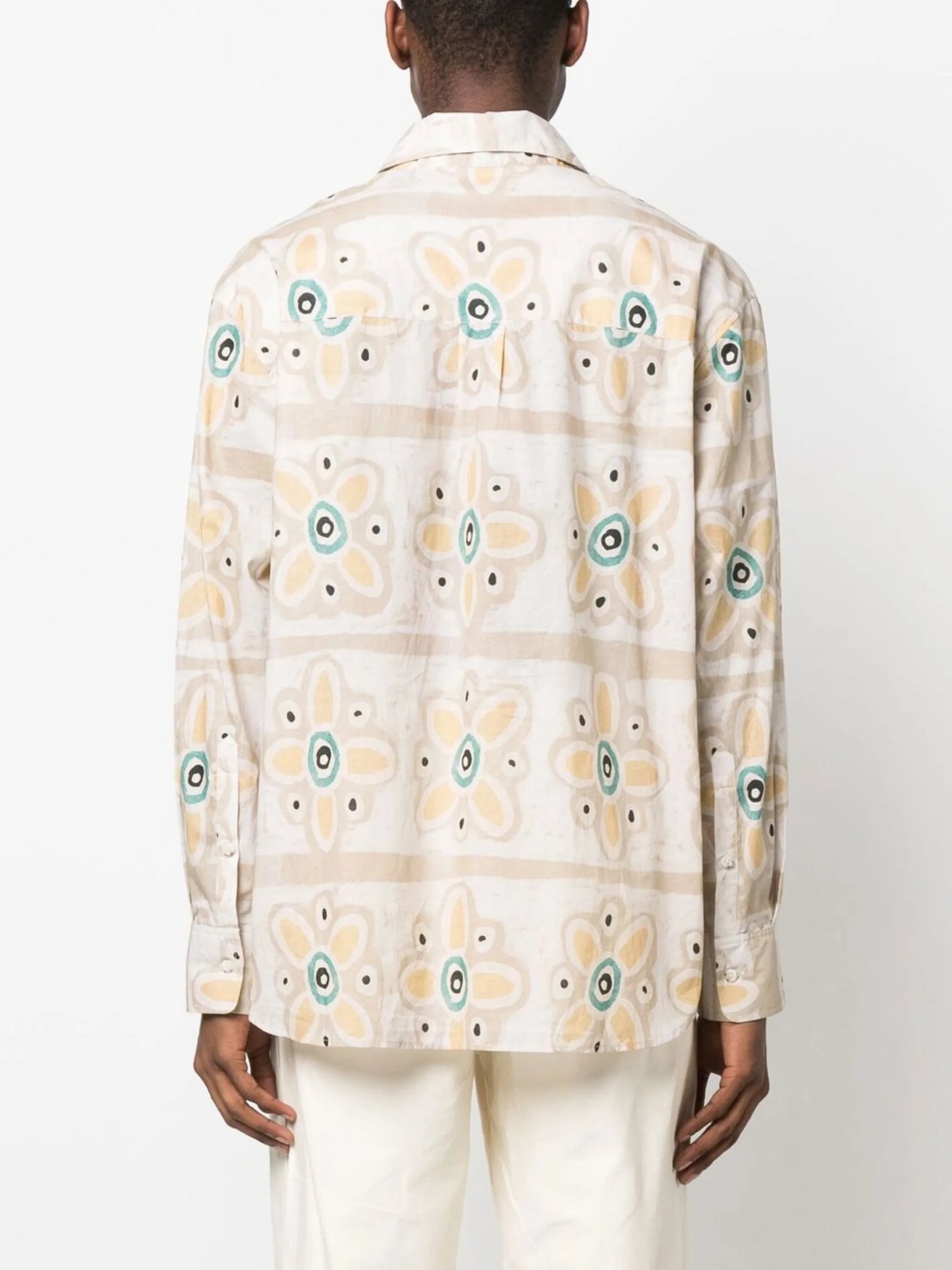 floral-print long-sleeve shirt
