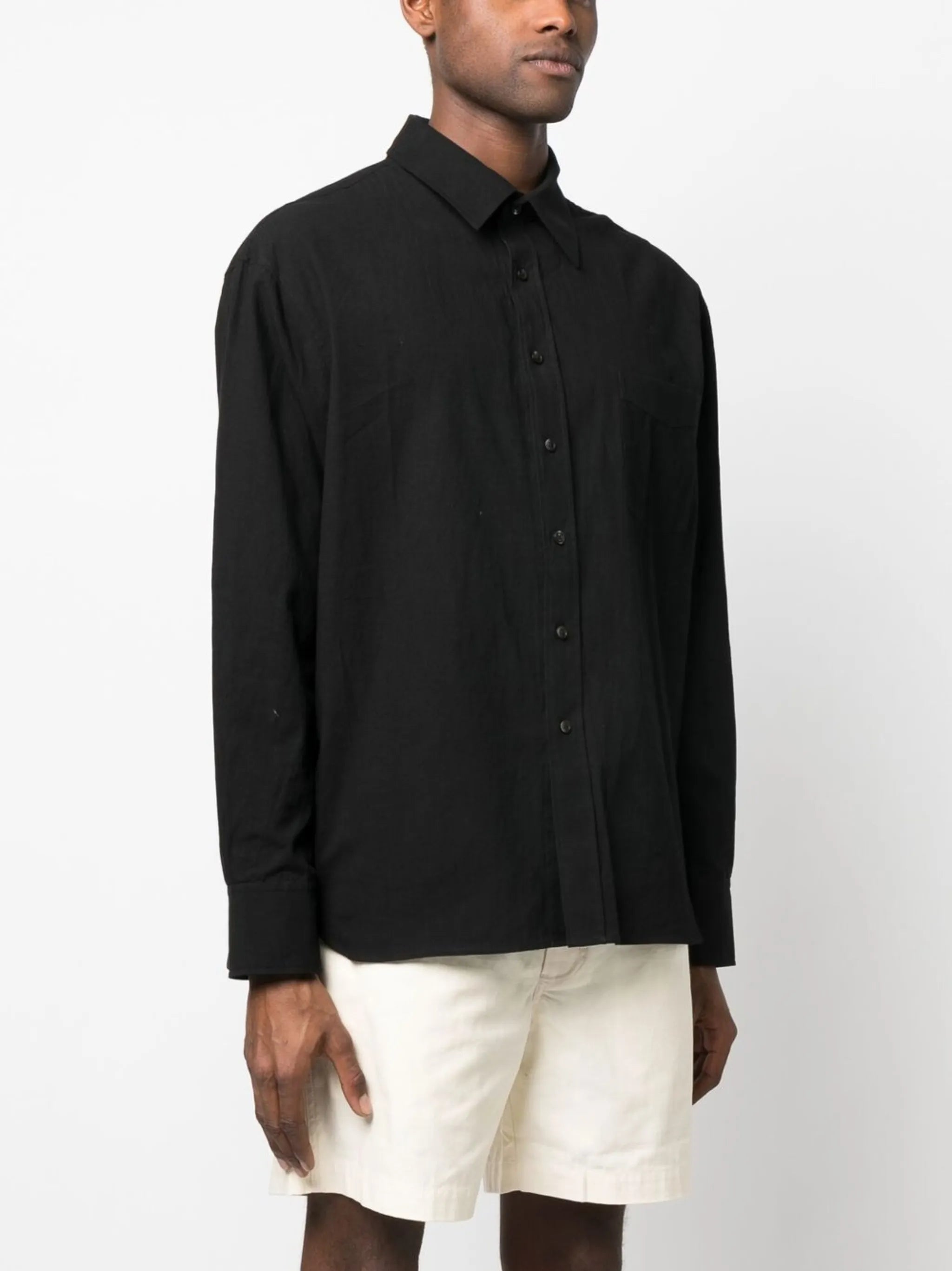 relaxed cotton shirt