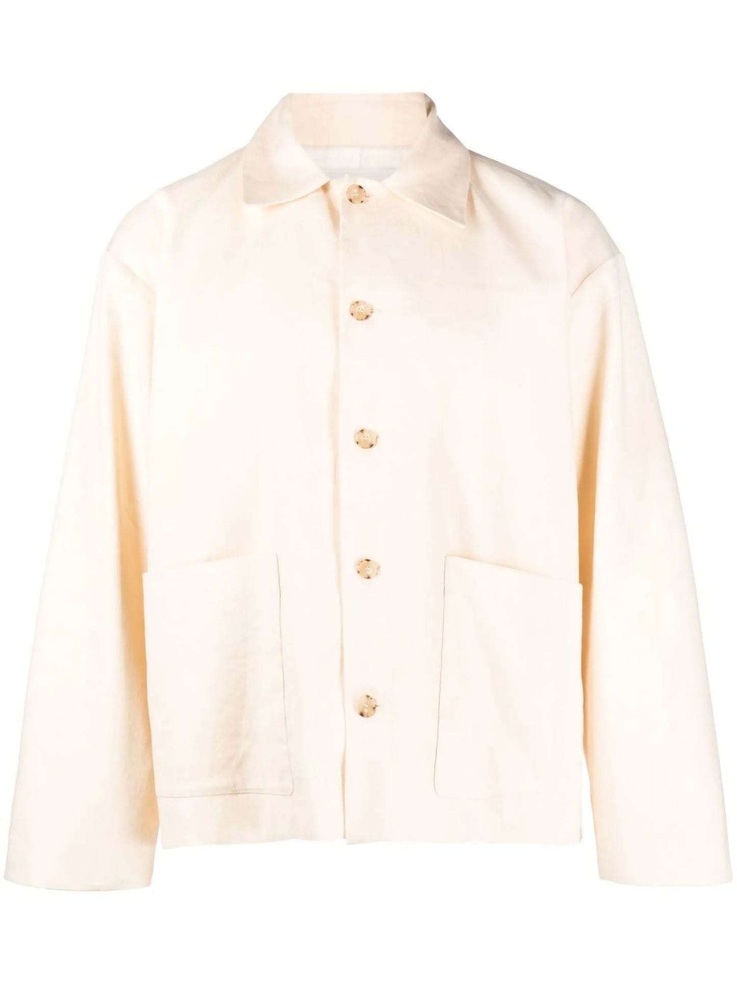 patch pocket linen jacket