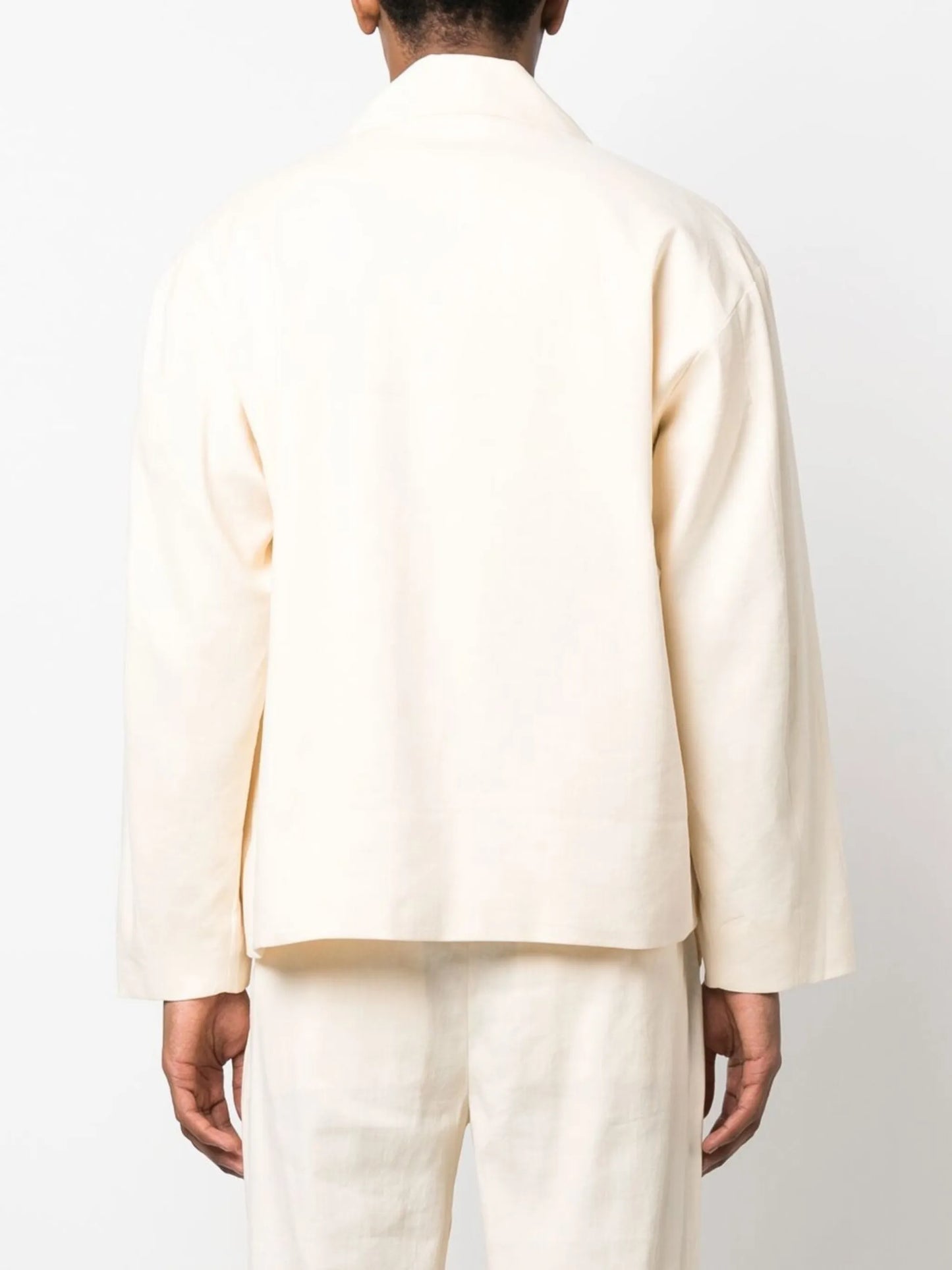 patch pocket linen jacket