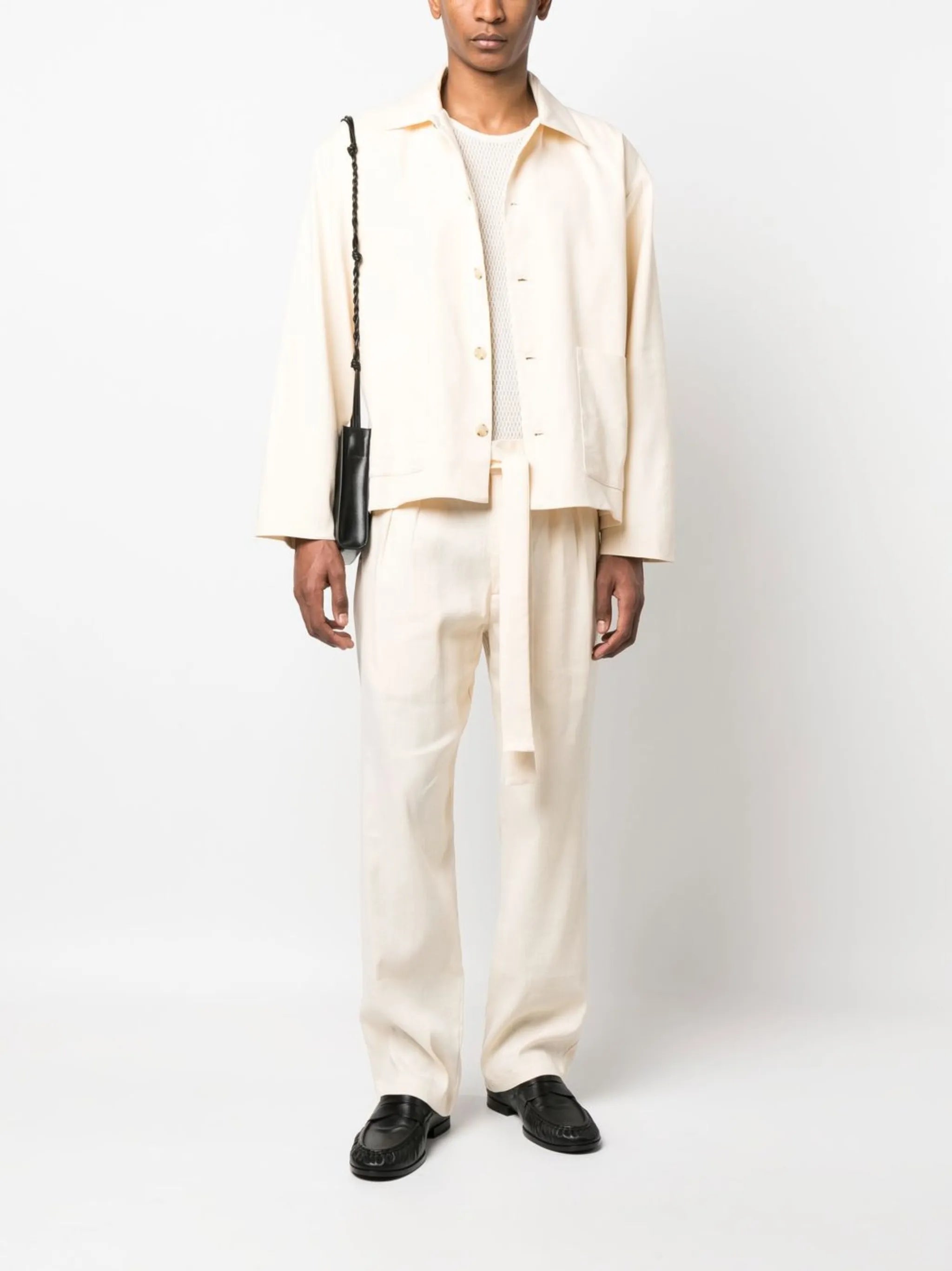 patch pocket linen jacket