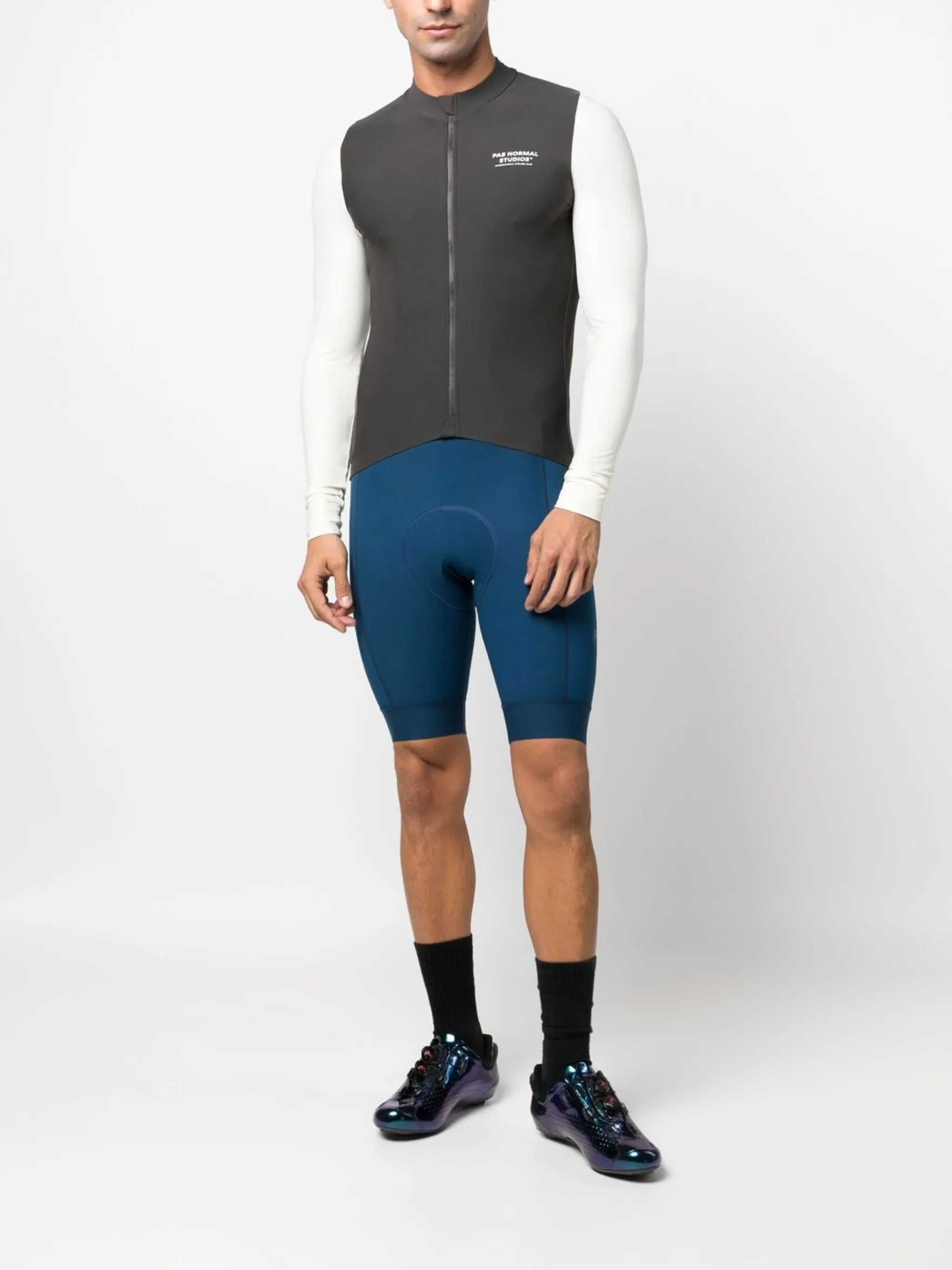 Mechanism zip-up jersey top