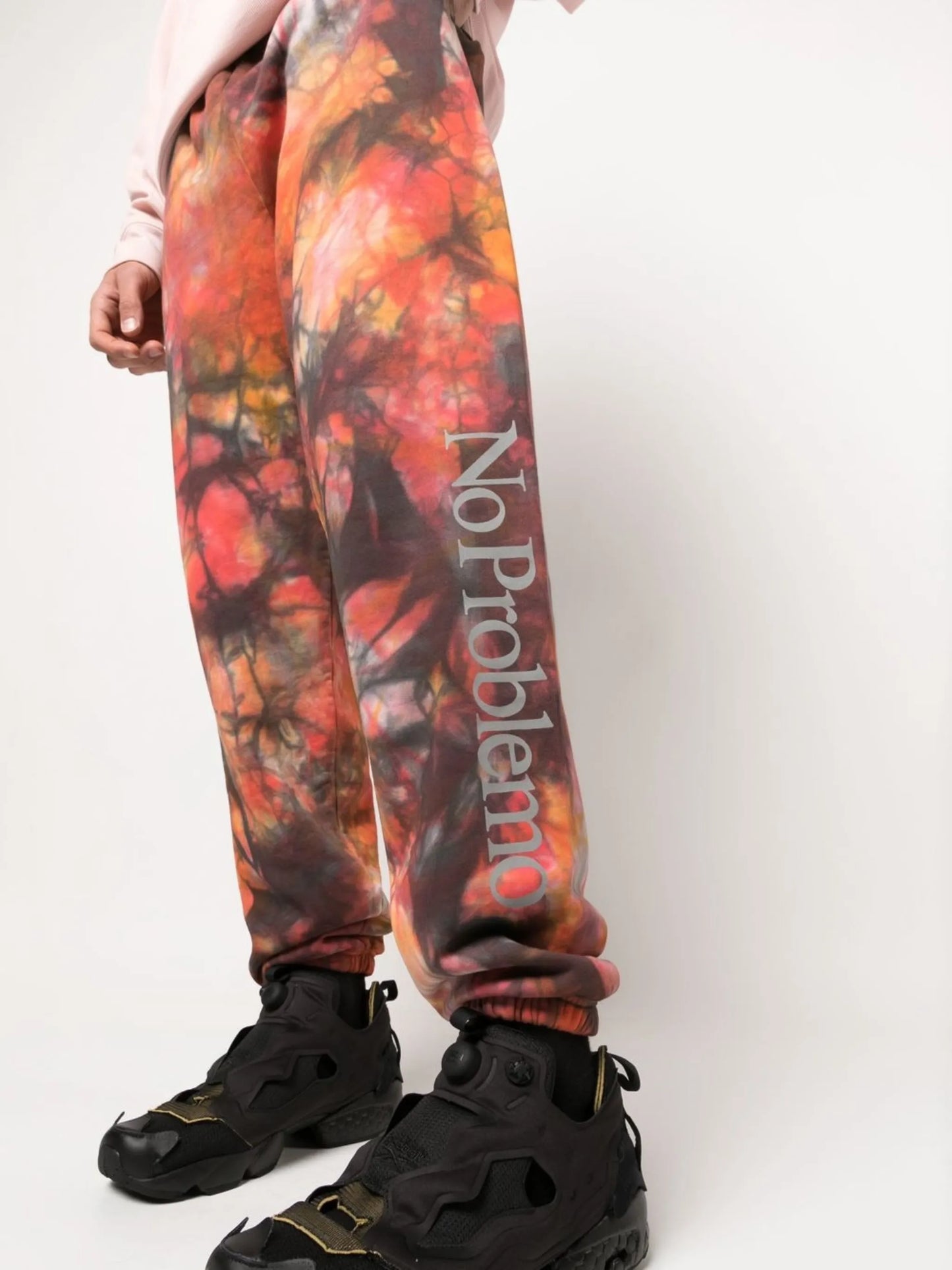 tie-dye print sweatpants
