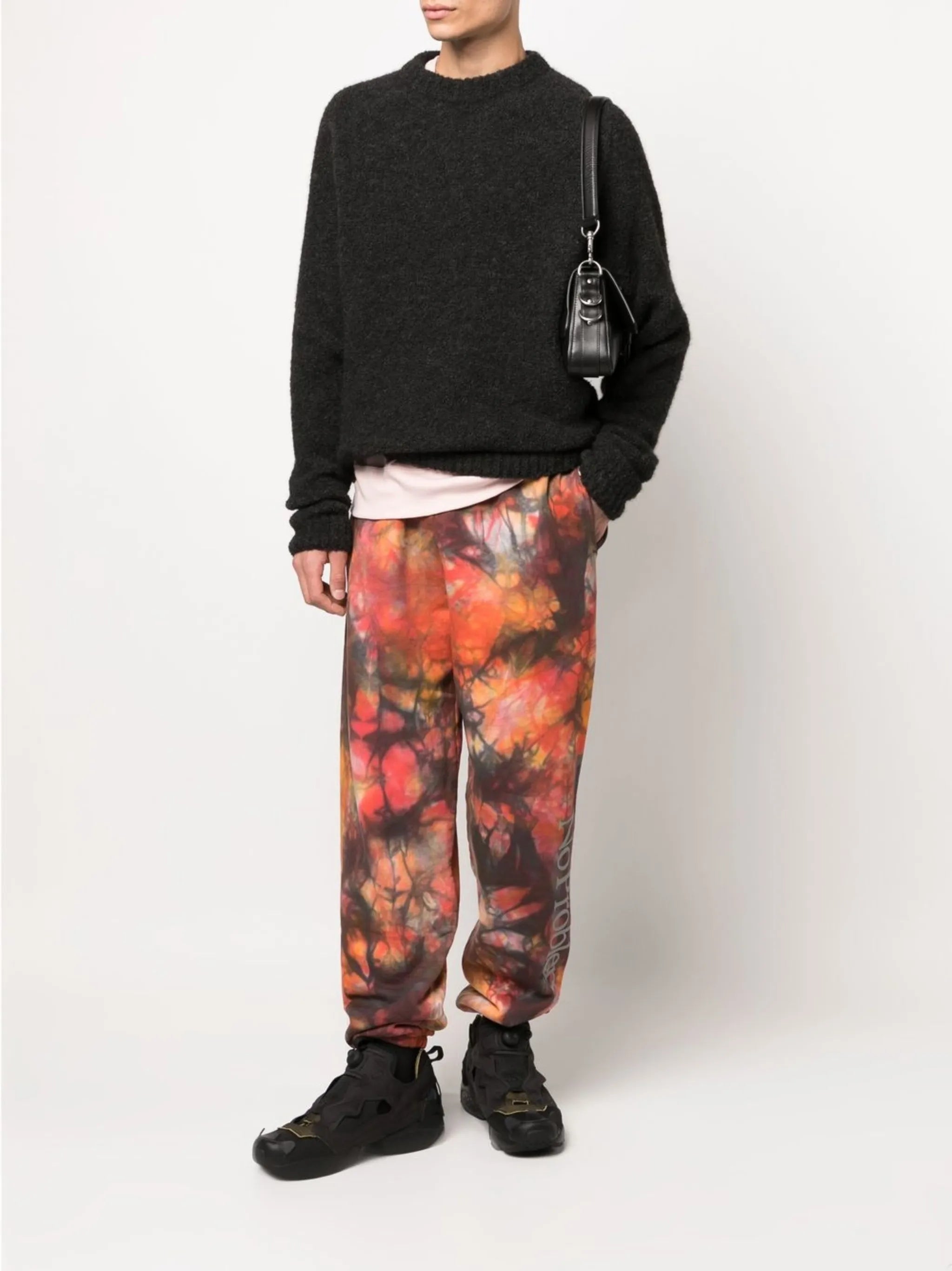 tie-dye print sweatpants