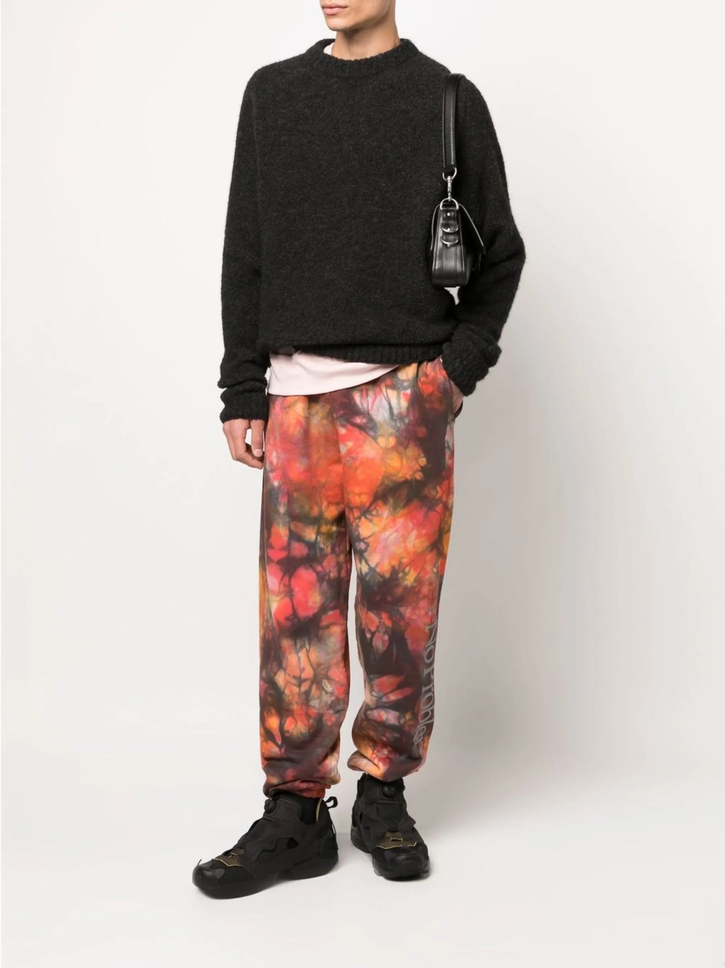 tie-dye print sweatpants