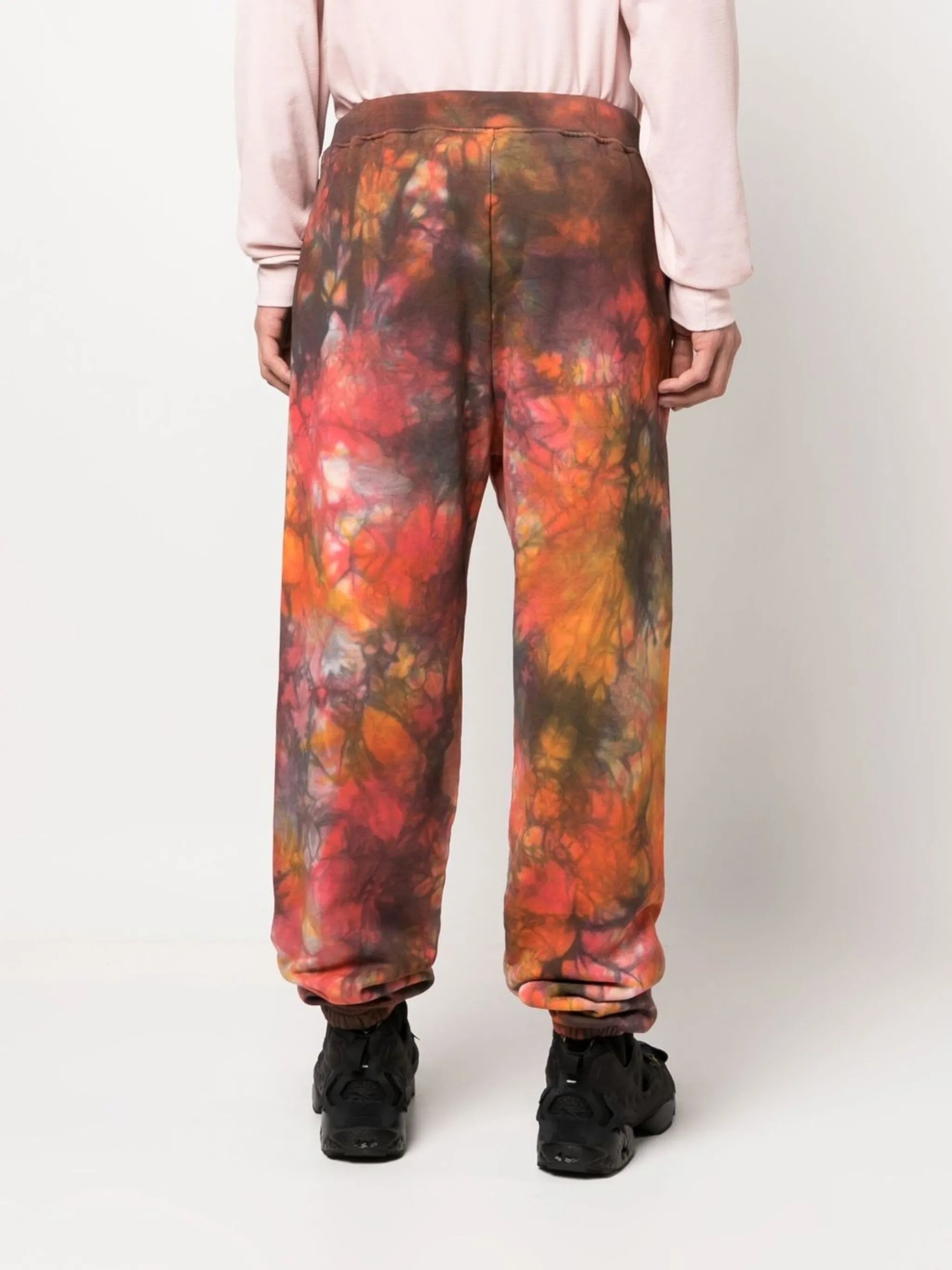 tie-dye print sweatpants