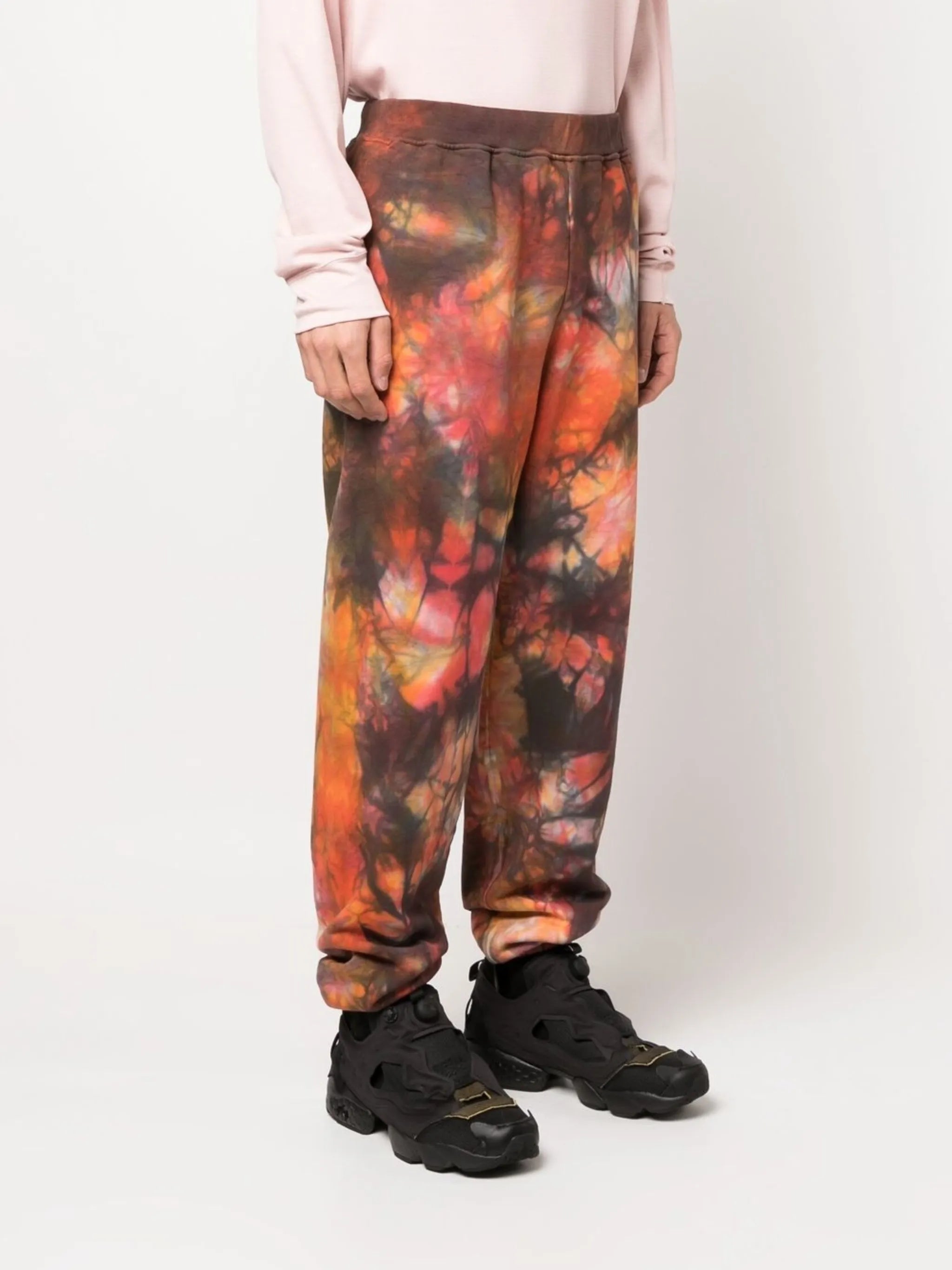 tie-dye print sweatpants