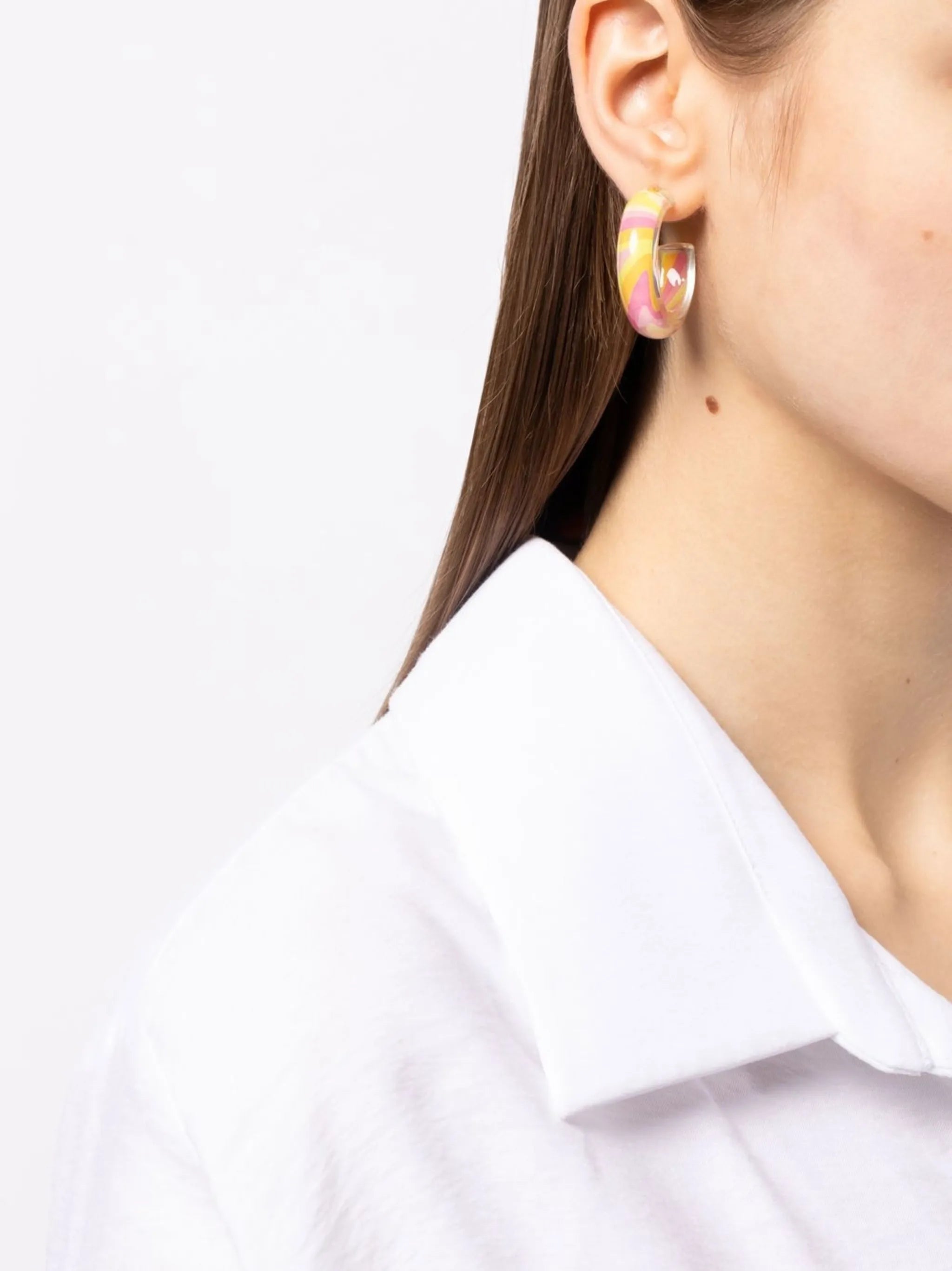 small Trippy Jelly hoop earrings