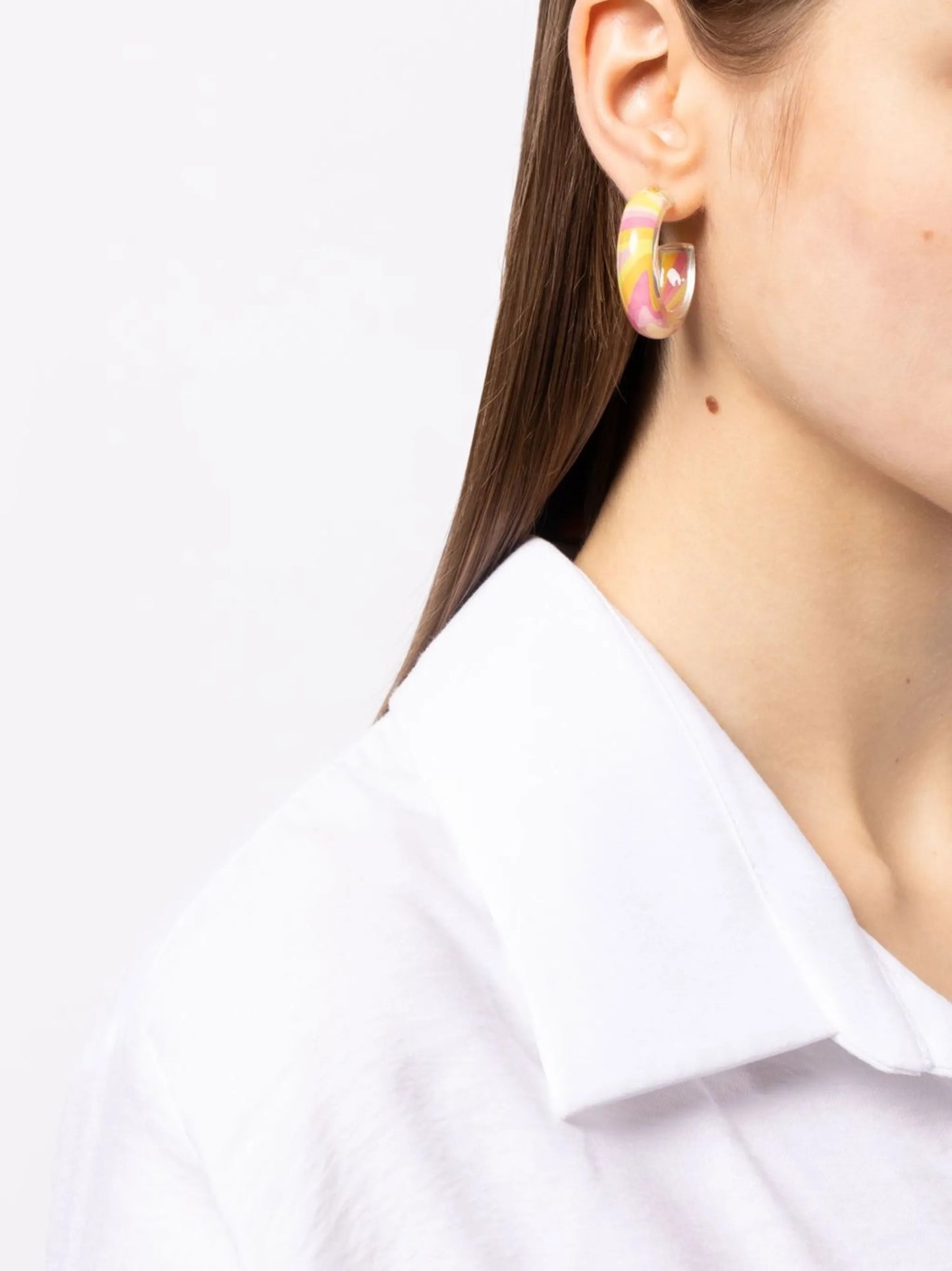 small Trippy Jelly hoop earrings