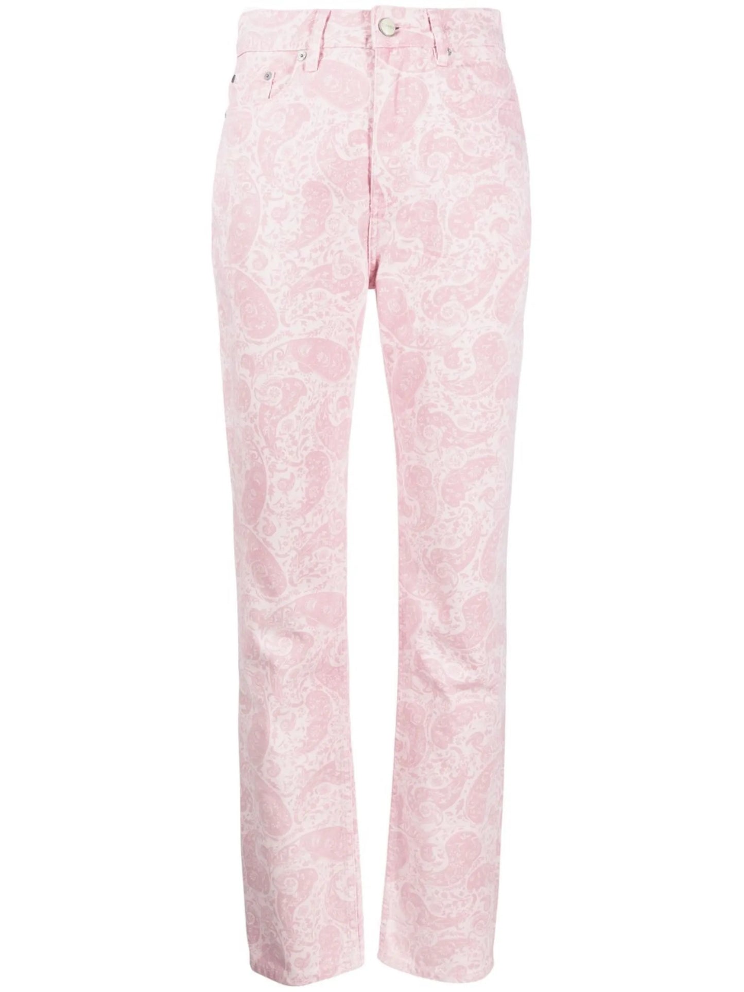 paisley-print jeans