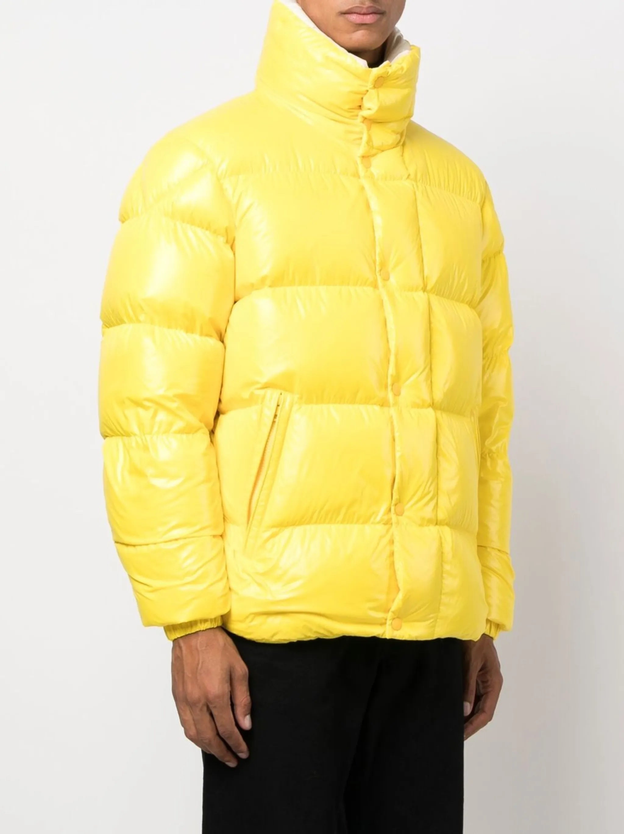 high-neck padded jacket