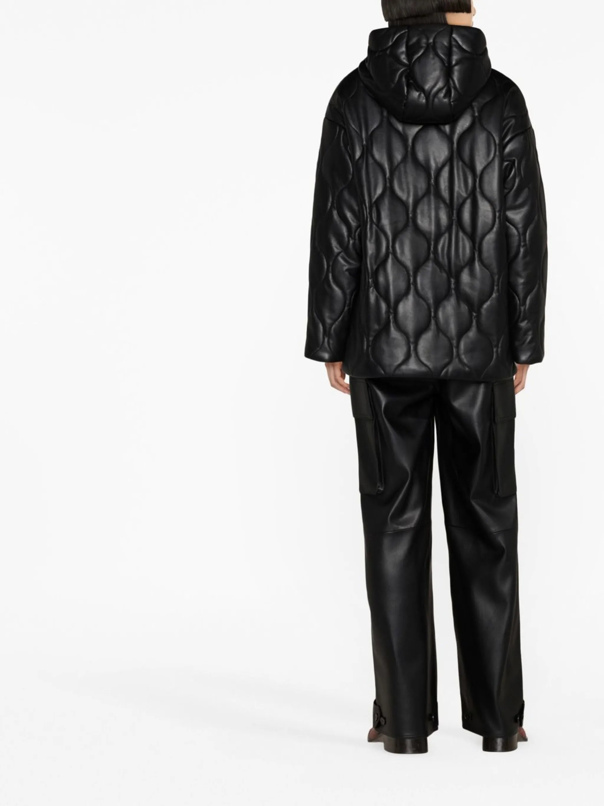 Everlee quilted faux-leather jacket