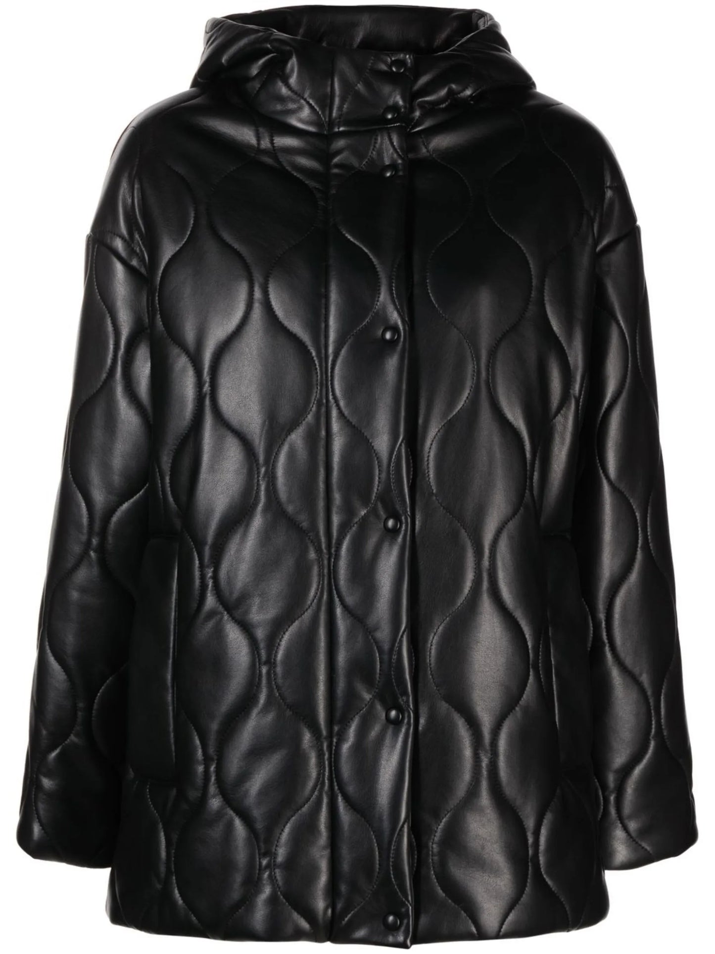 Everlee quilted faux-leather jacket