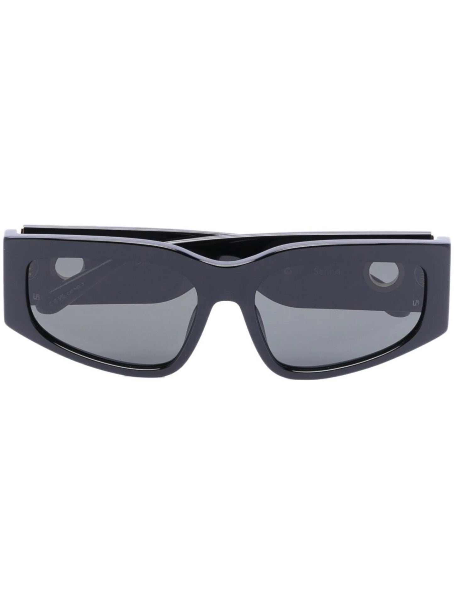 rectangle-frame tinted sunglasses