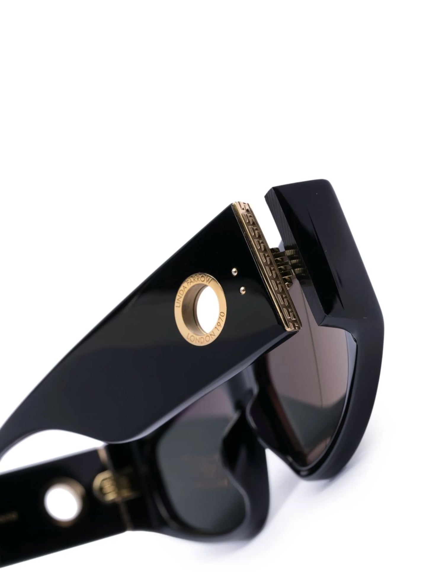 rectangle-frame tinted sunglasses