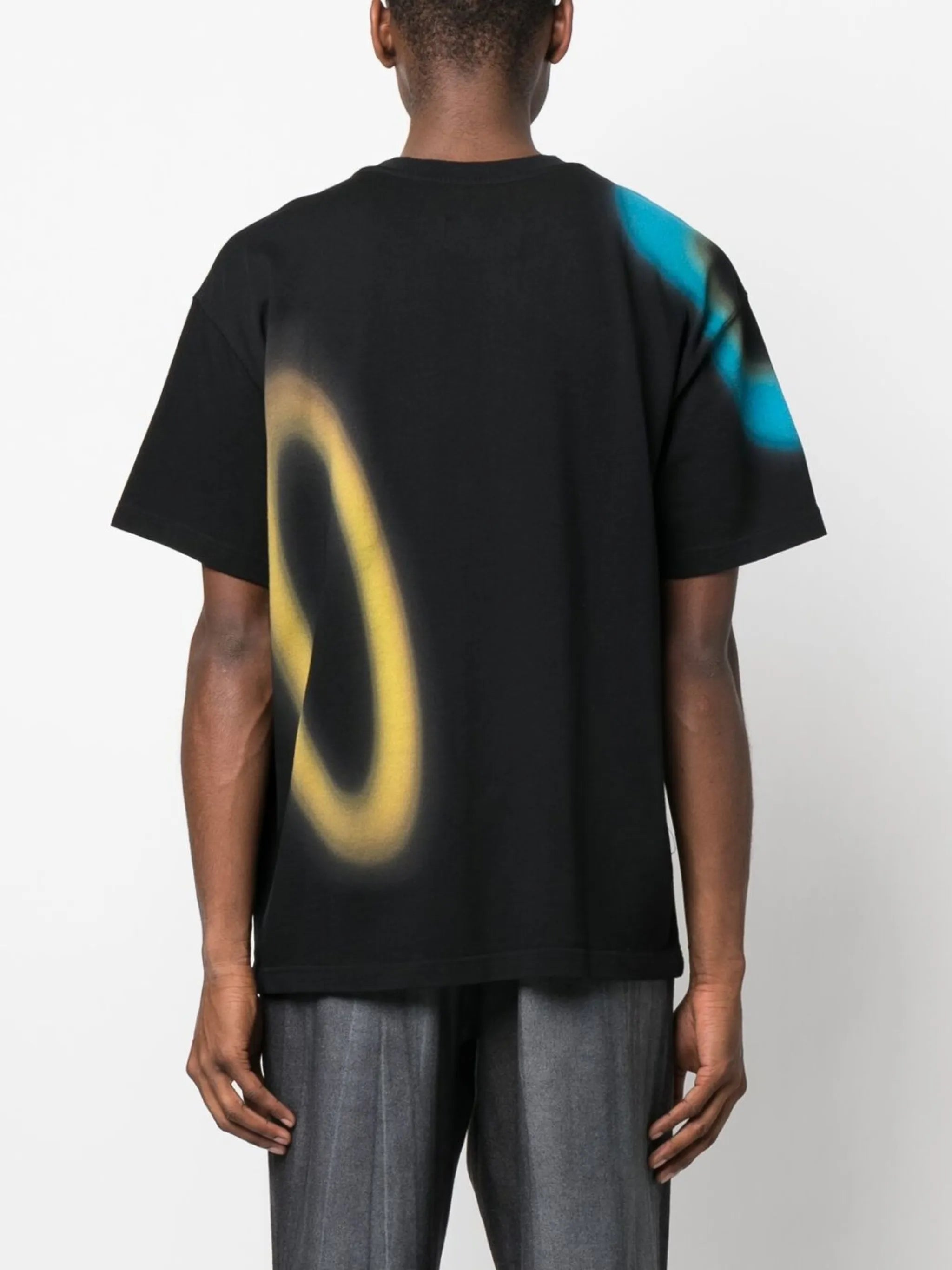 Hypergraphic crew neck T-shirt