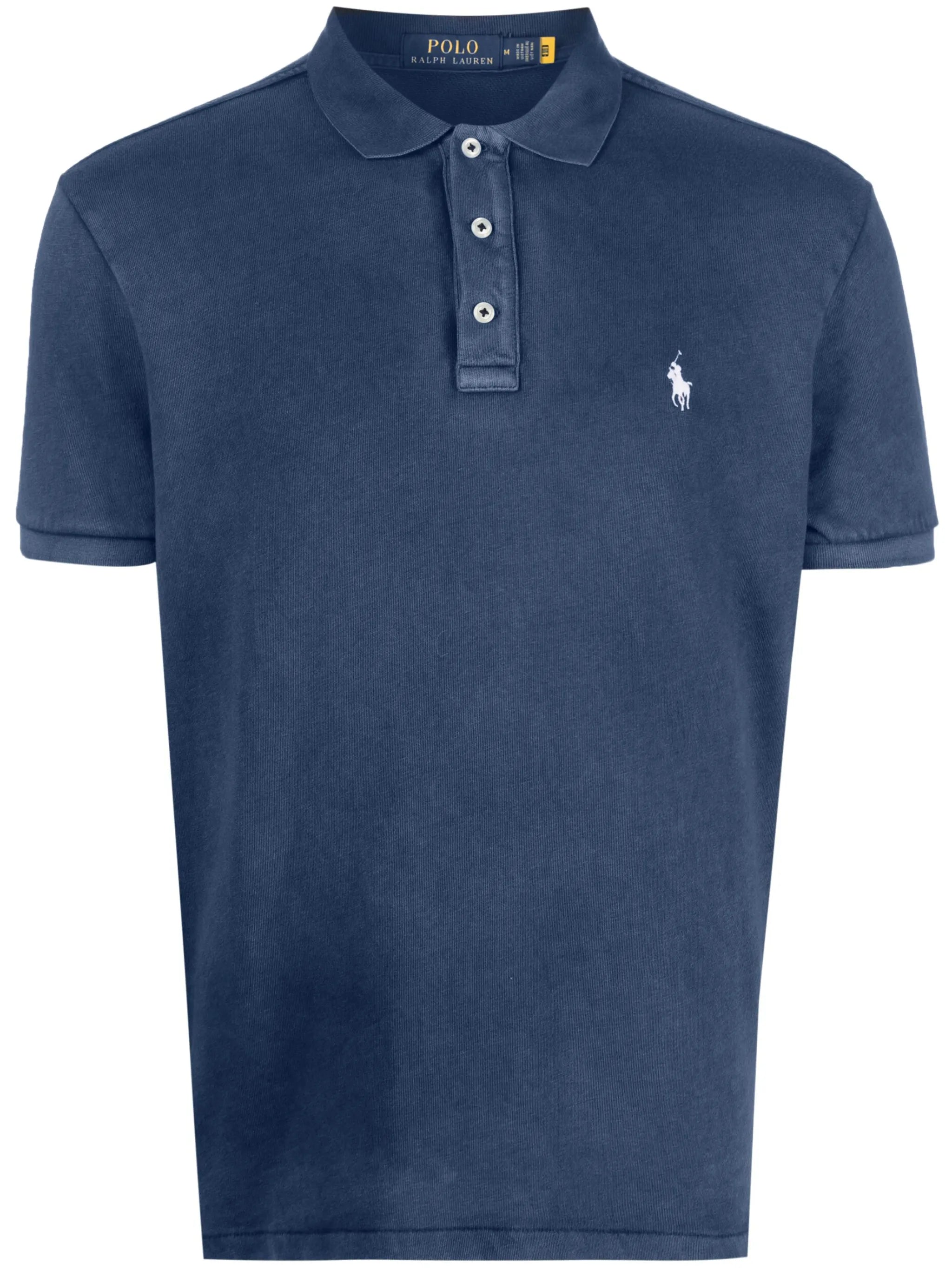 embroidered-logo polo shirt