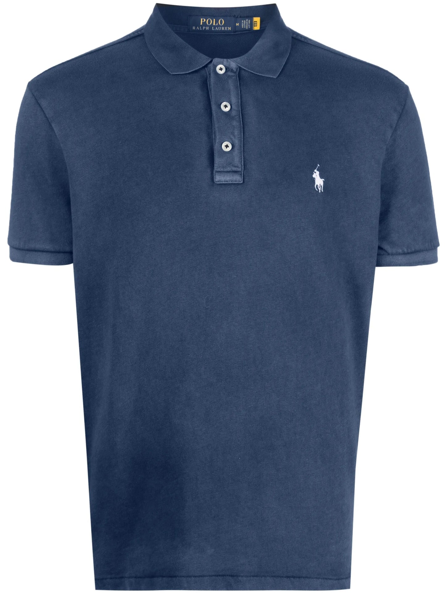 embroidered-logo polo shirt