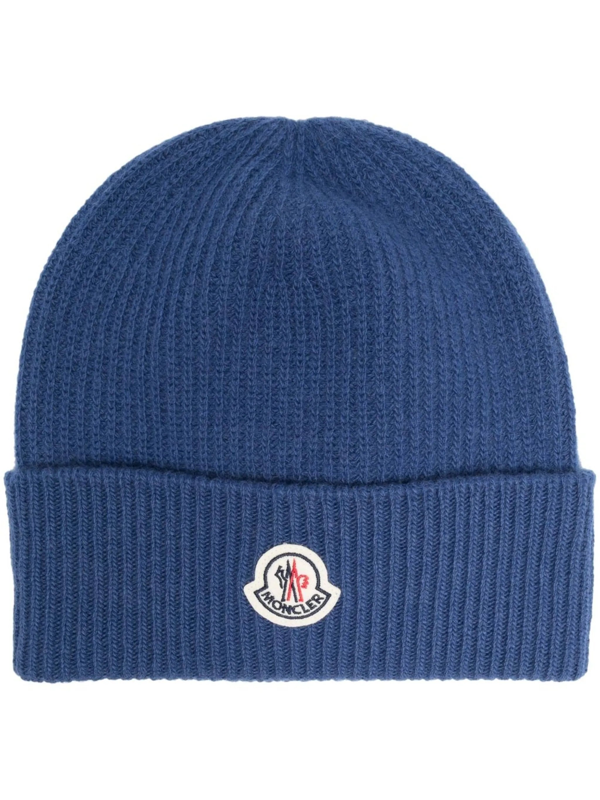 logo-patch beanie hat