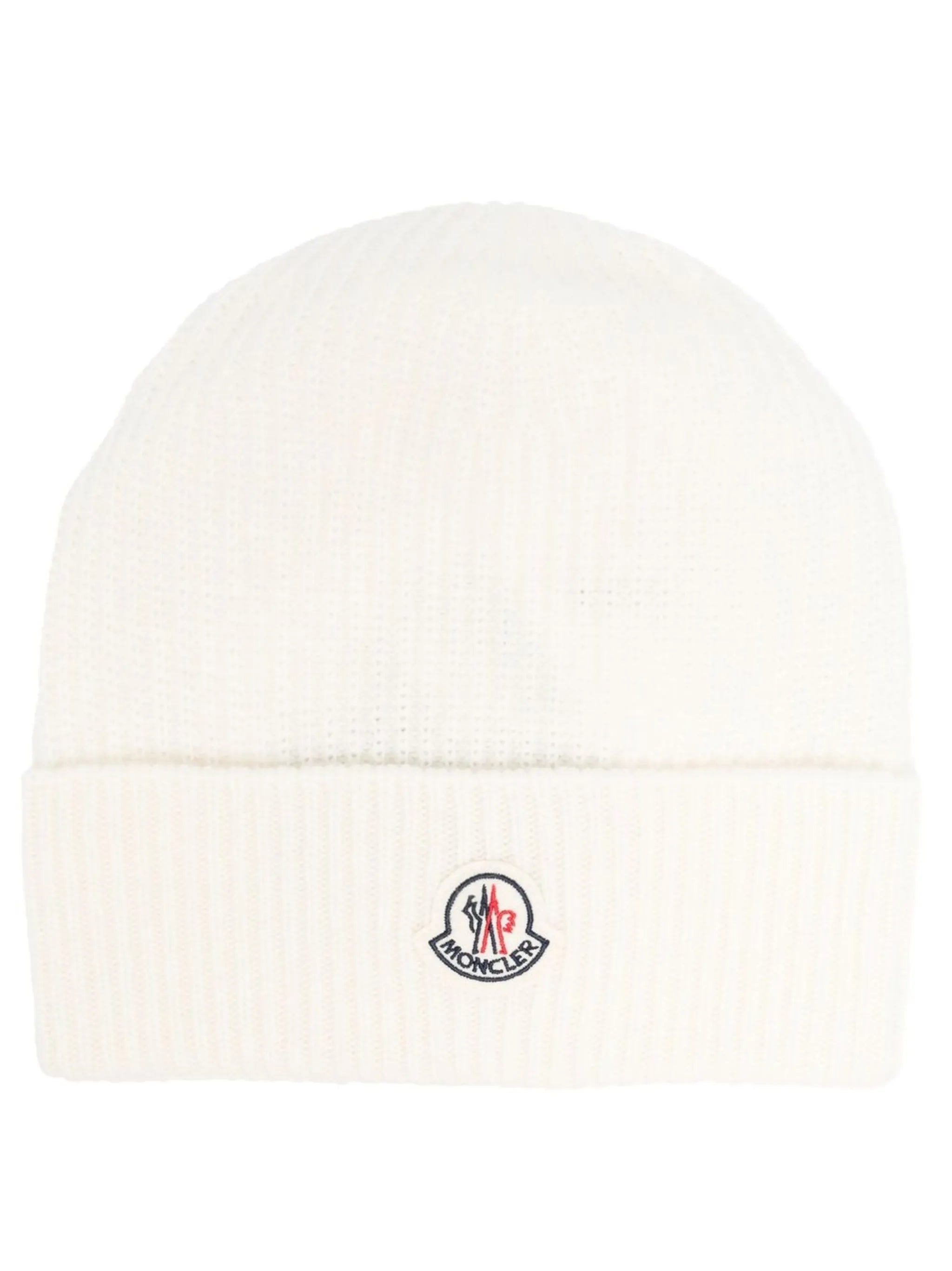 ribbed-knit beanie hat