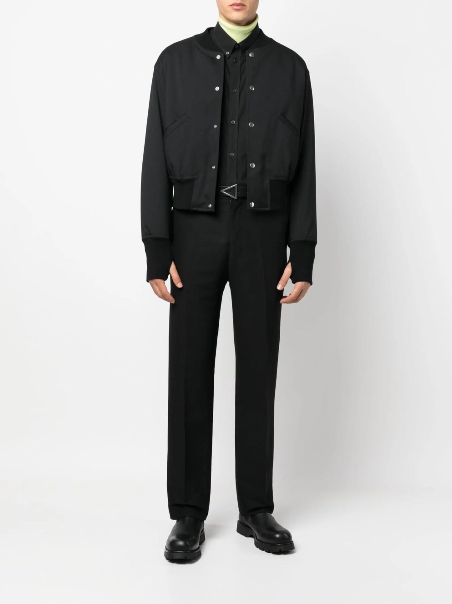 cropped bomber jacket