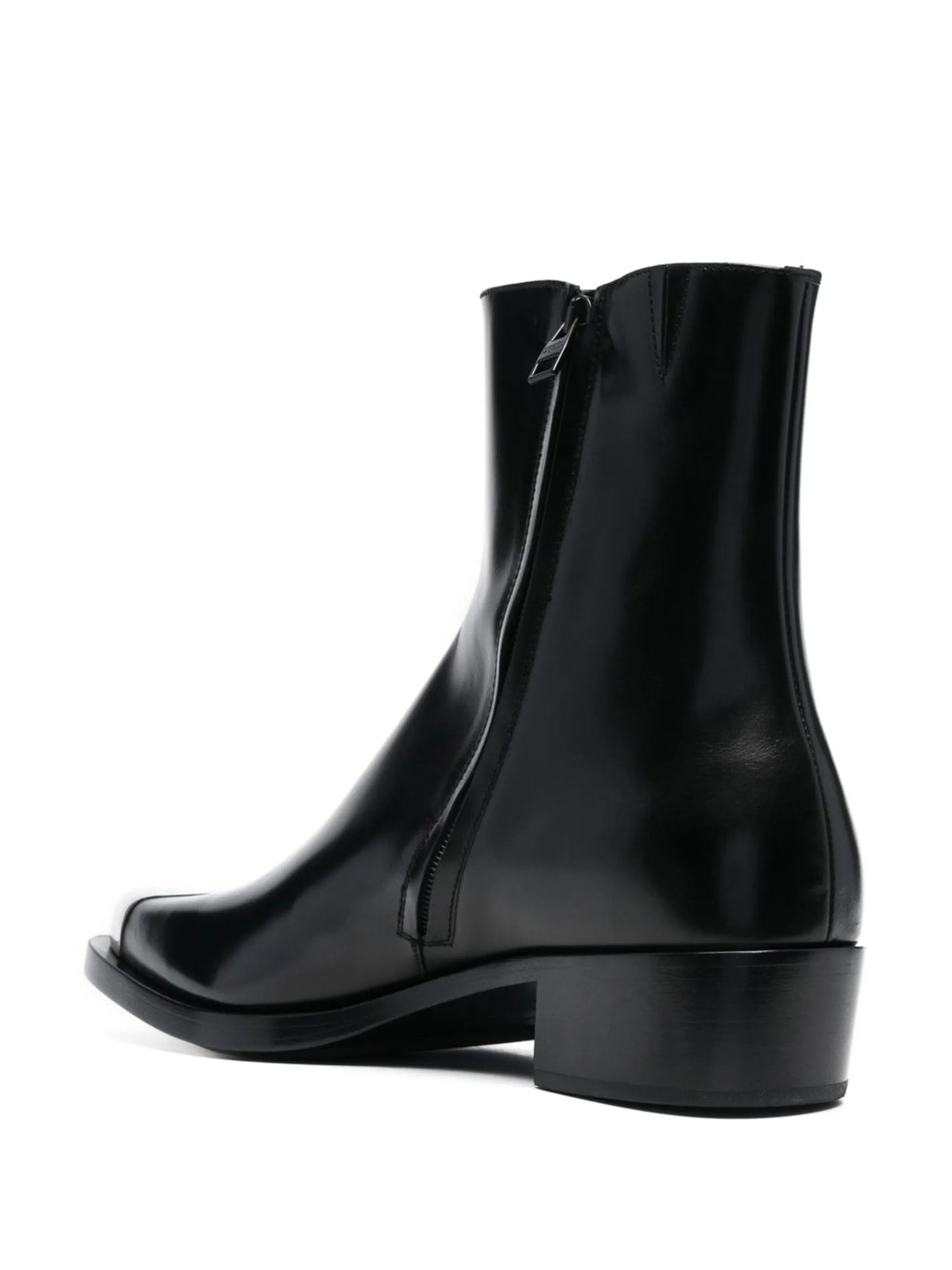 metal toecap ankle boots