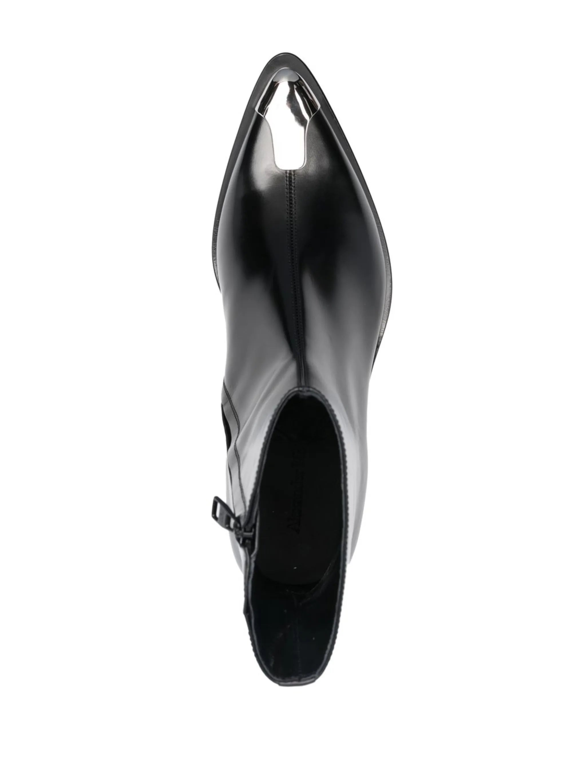 metal toecap ankle boots