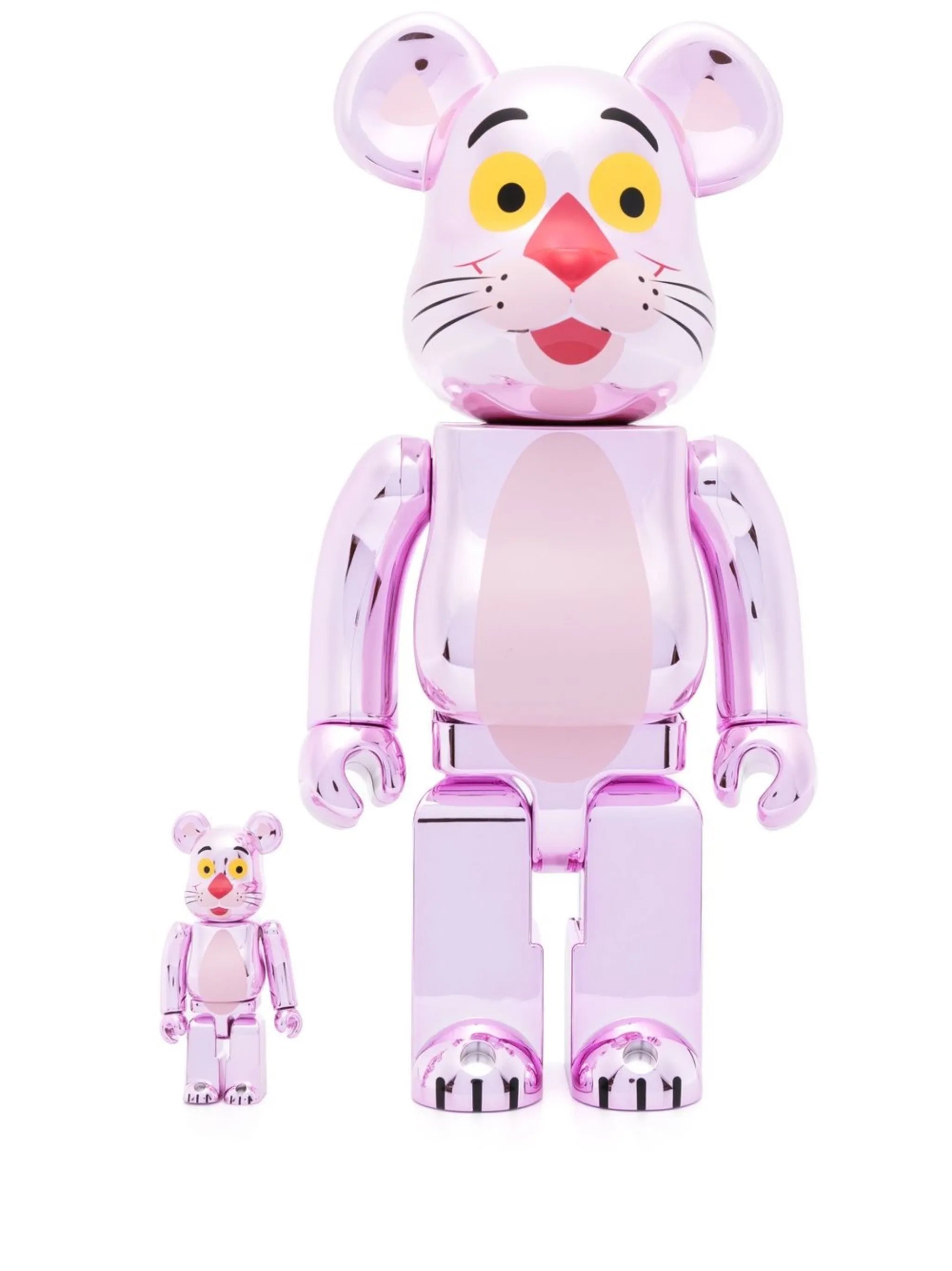 Pink Panther BE@RBRICK 100% + 400% figure set