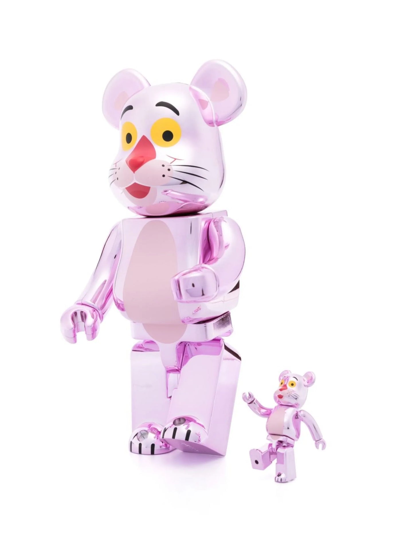 Pink Panther BE@RBRICK 100% + 400% figure set
