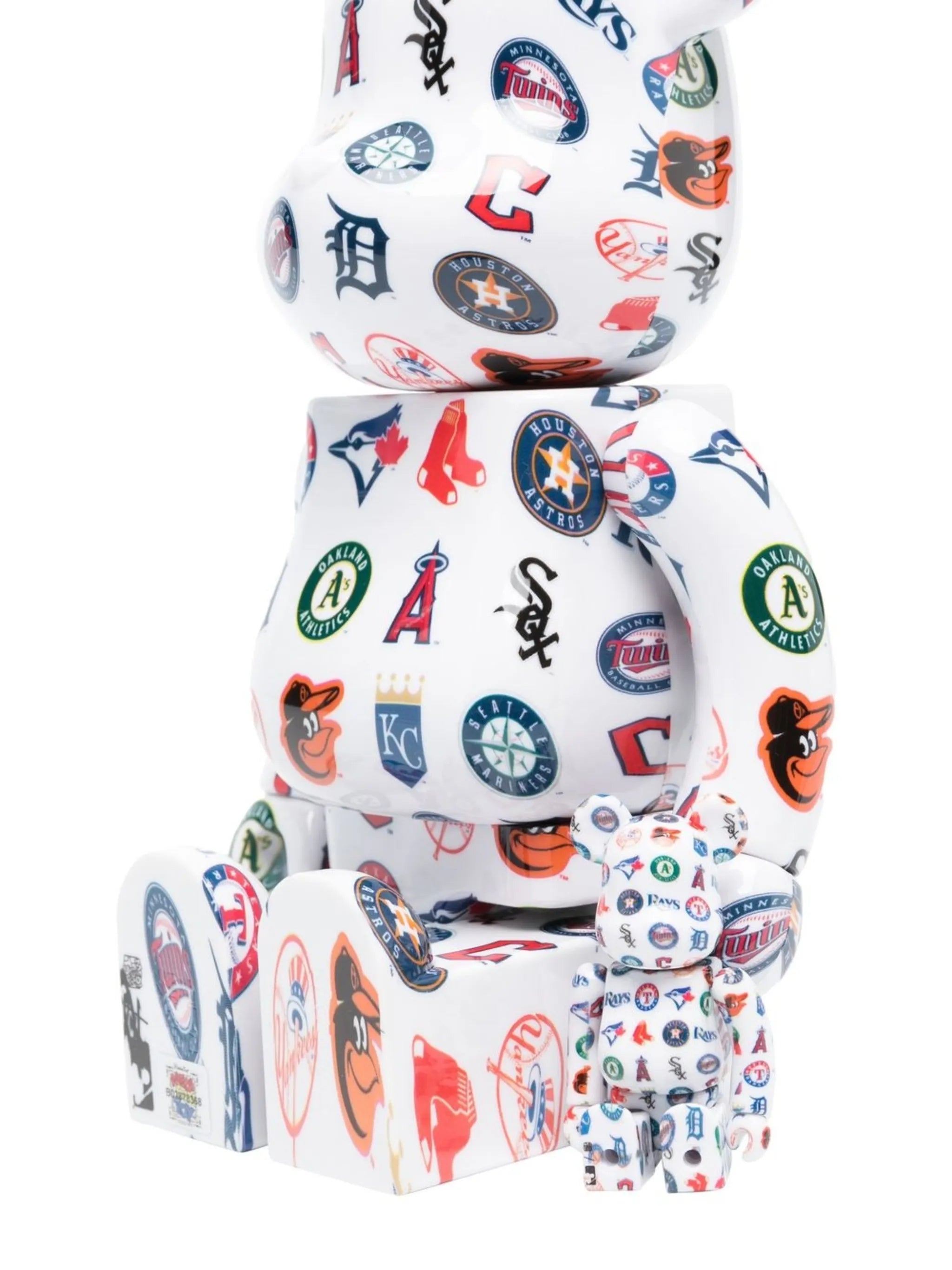 Bearbrick MLB American League collectible statue