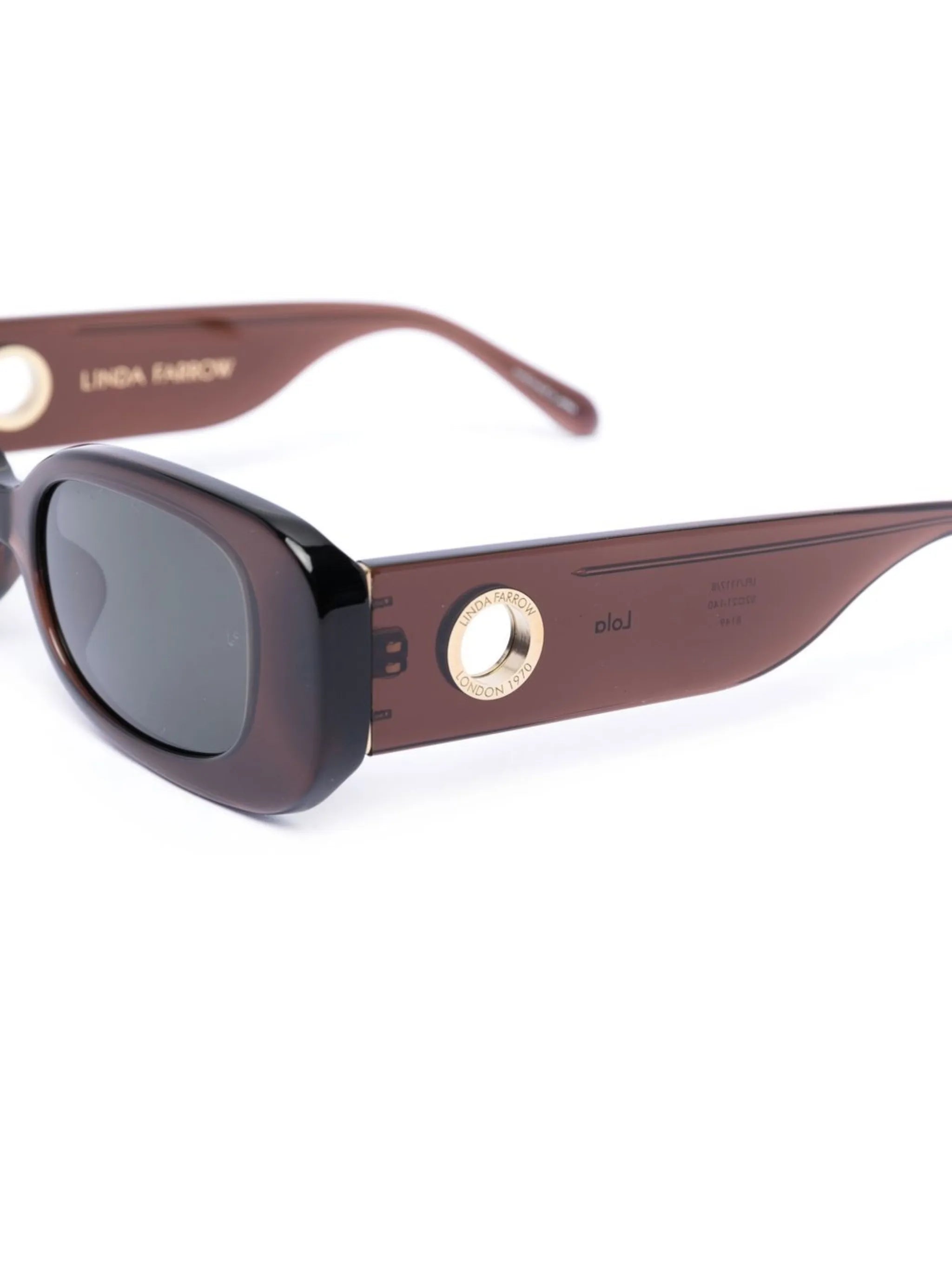 Lola rectangle-frame sunglasses