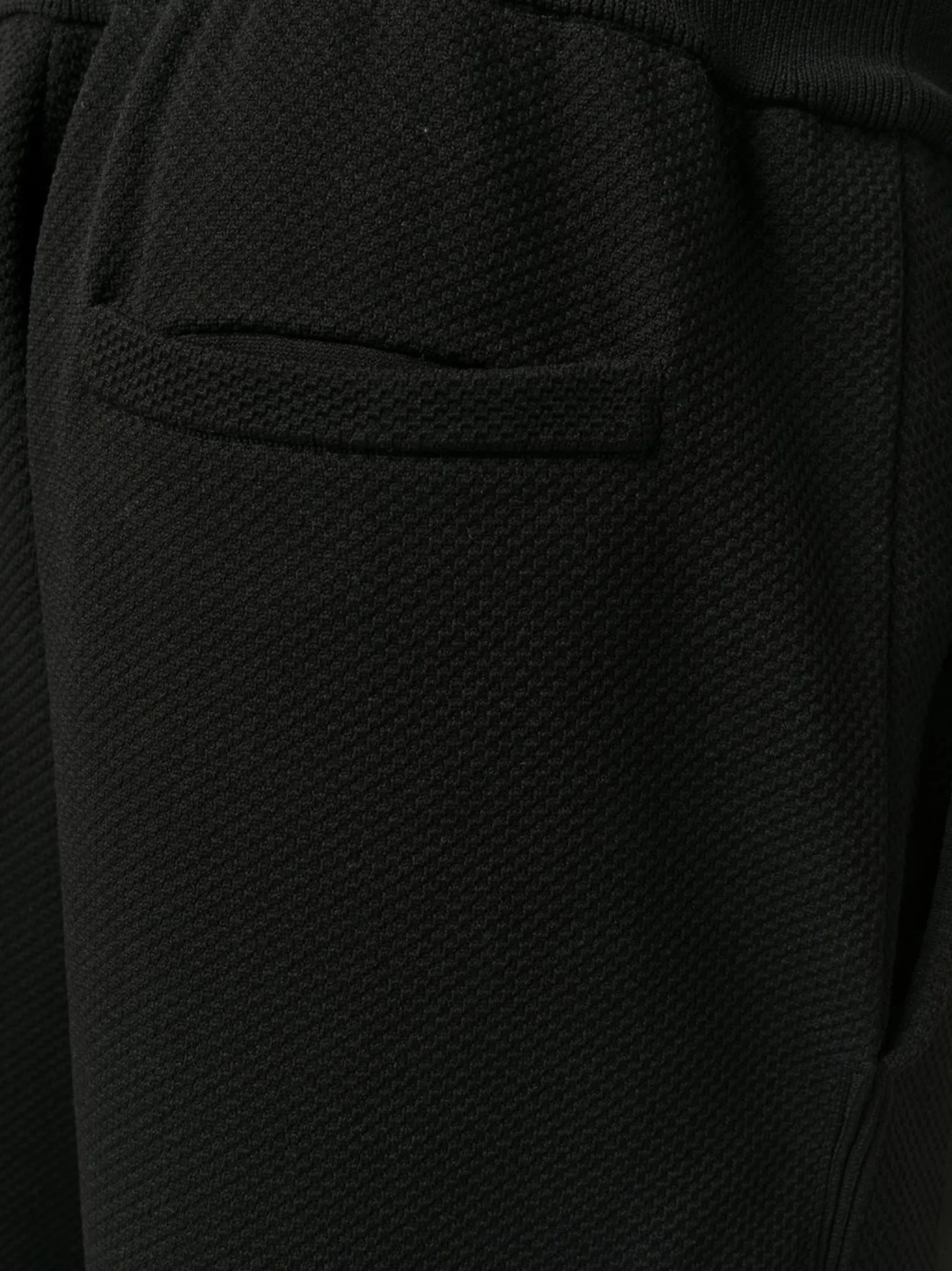 logo-patch fleece track pants