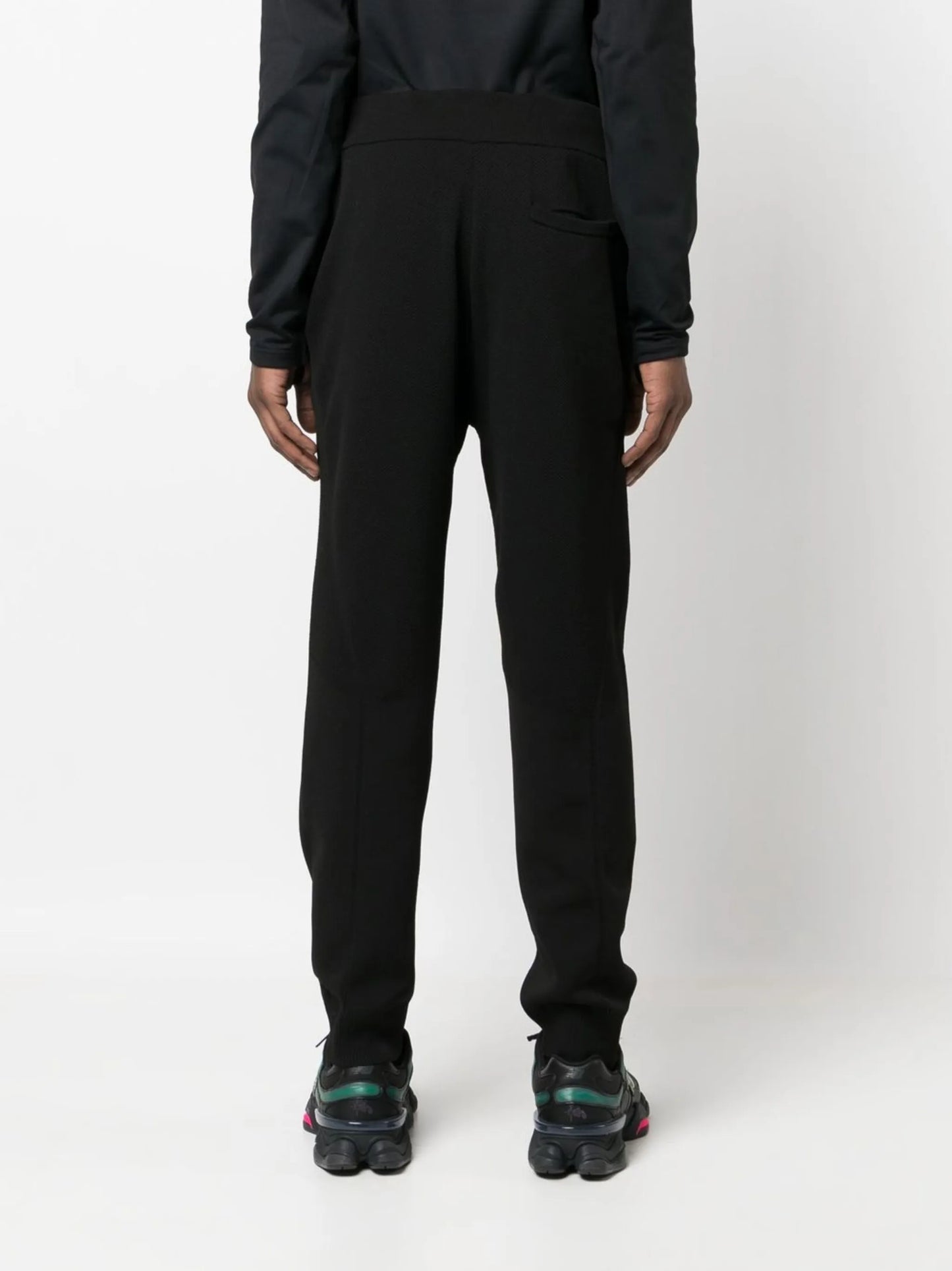logo-patch fleece track pants
