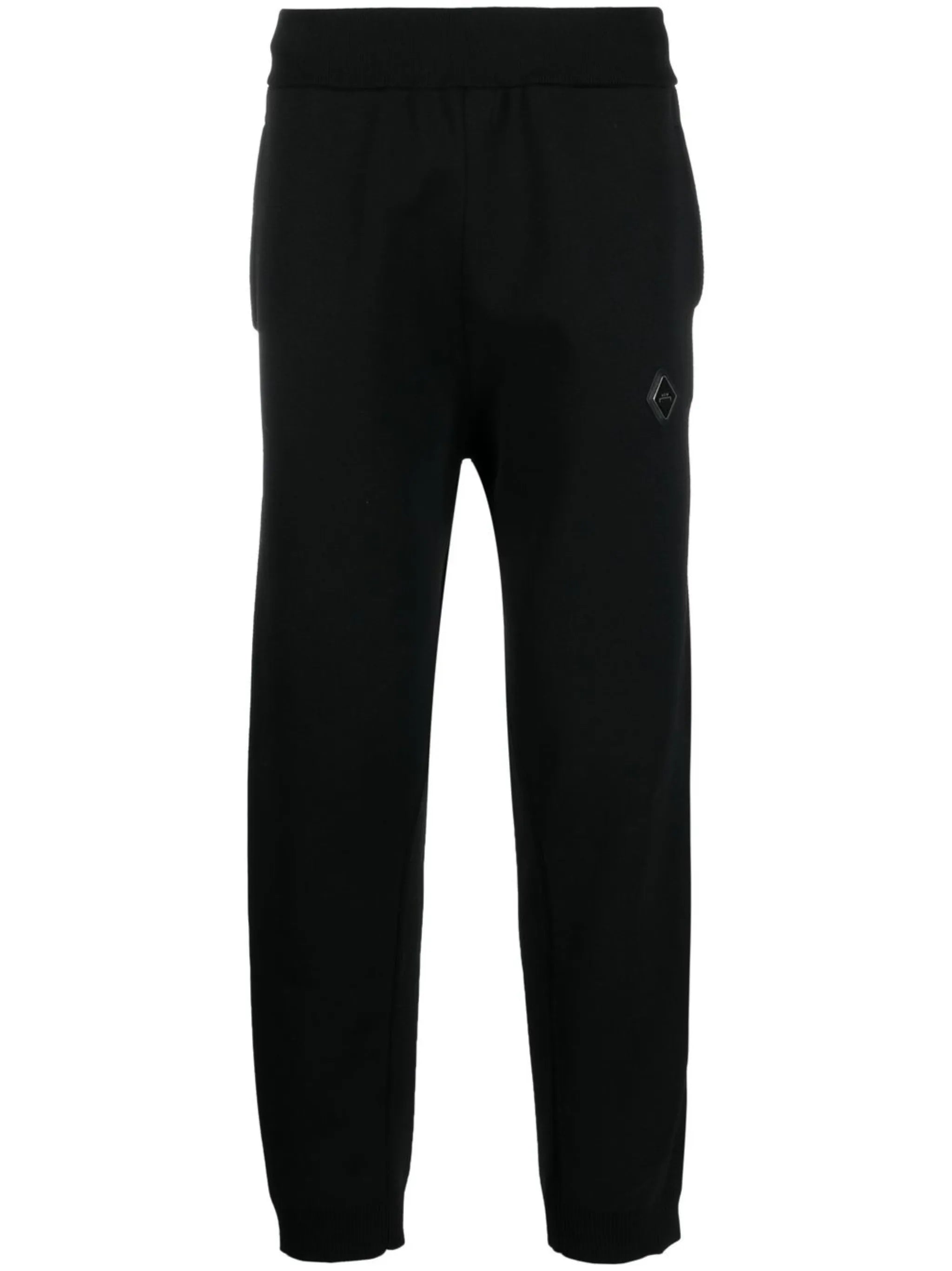 logo-patch fleece track pants