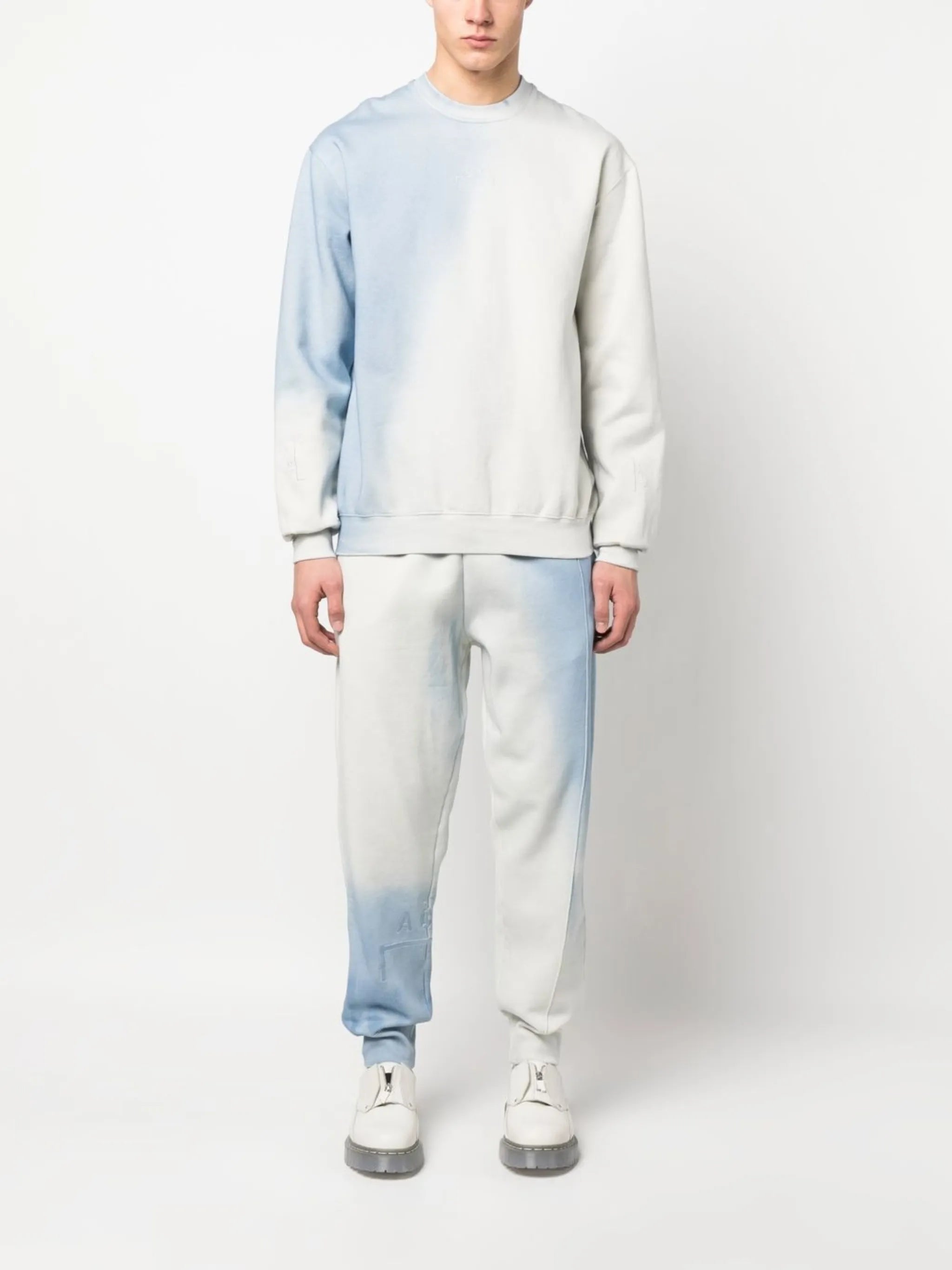 gradient-print track pants