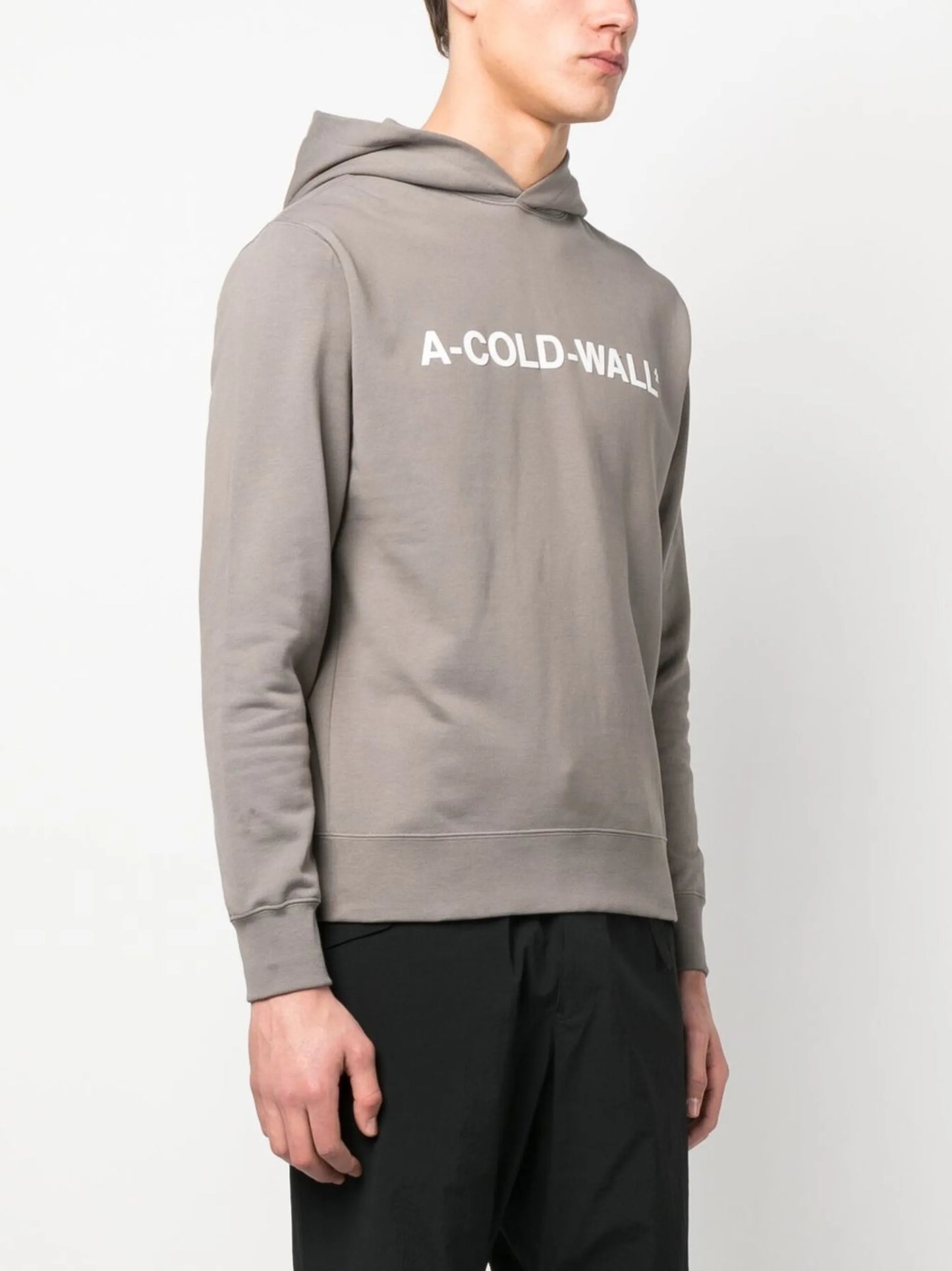 Essential logo-print hoodie