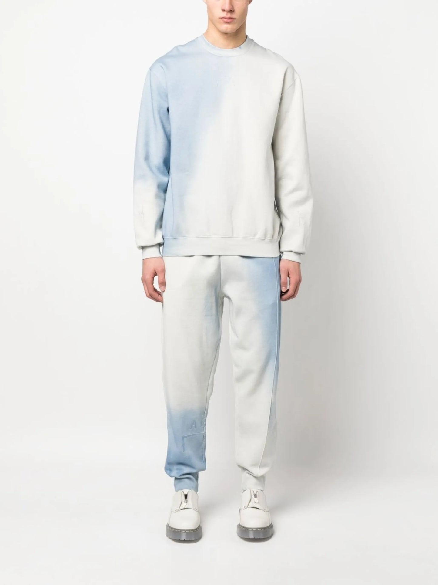 gradient crew-neck sweatshirt