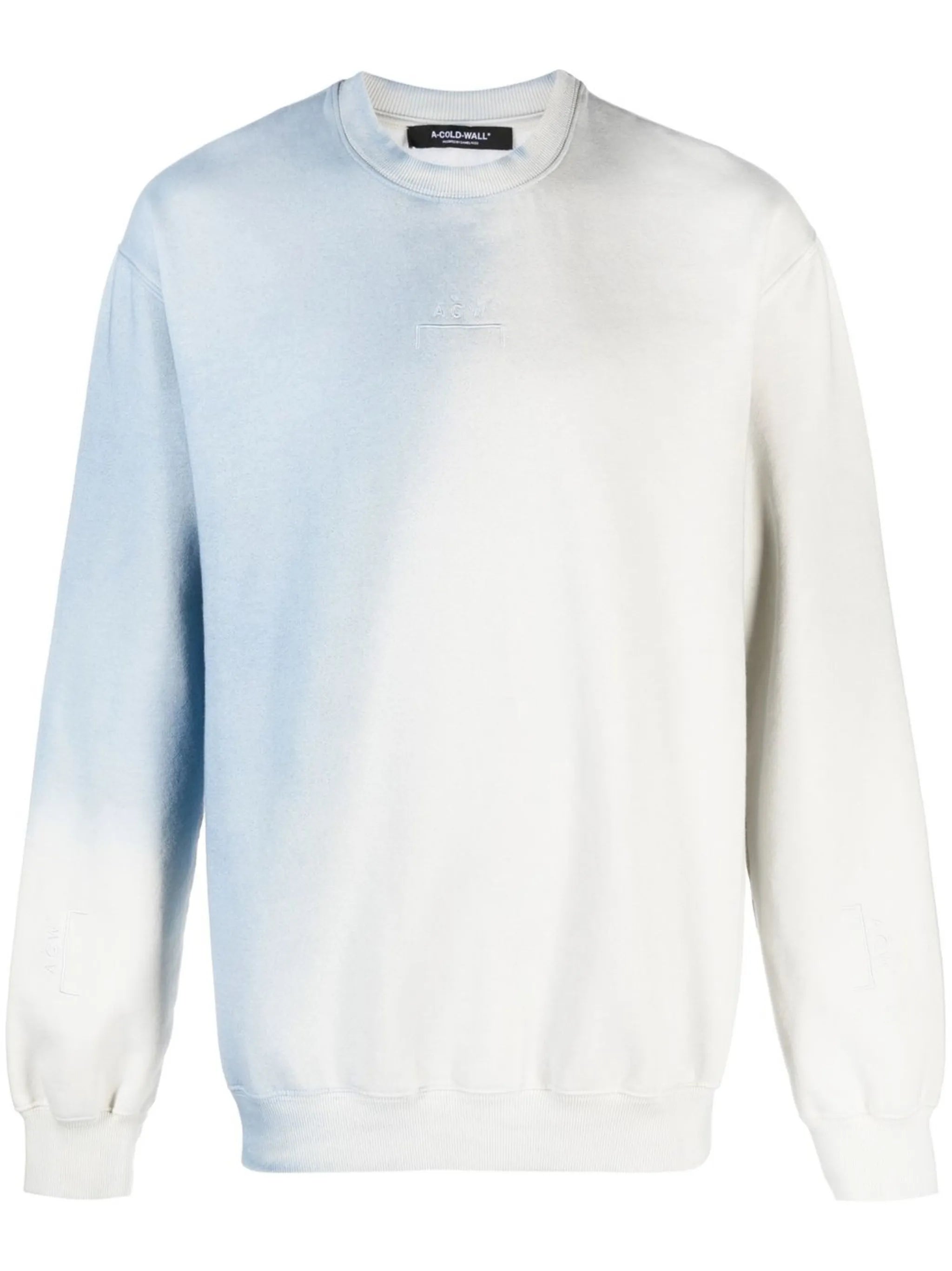 gradient crew-neck sweatshirt