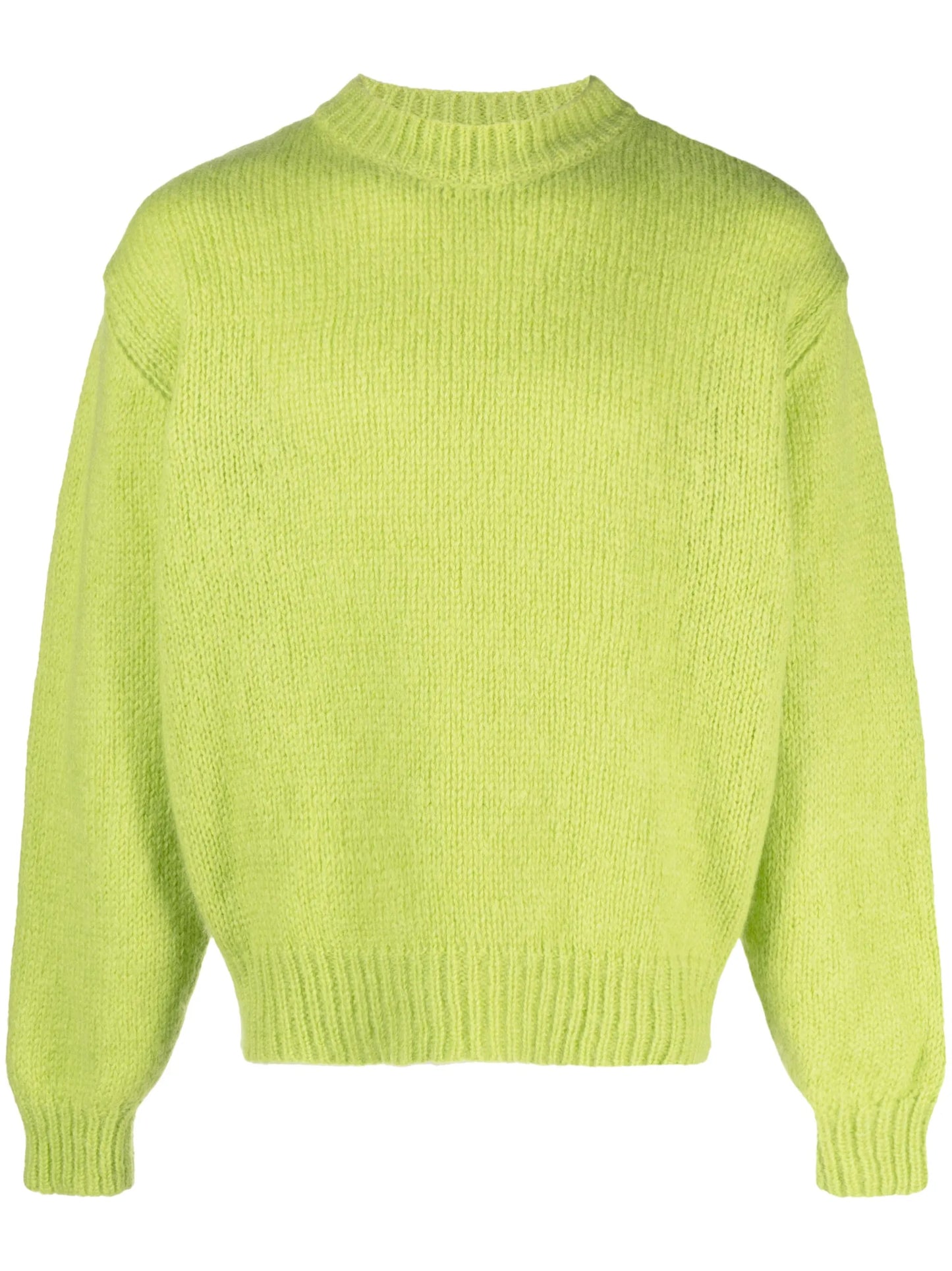drop-shoulder mohair-blend sweater